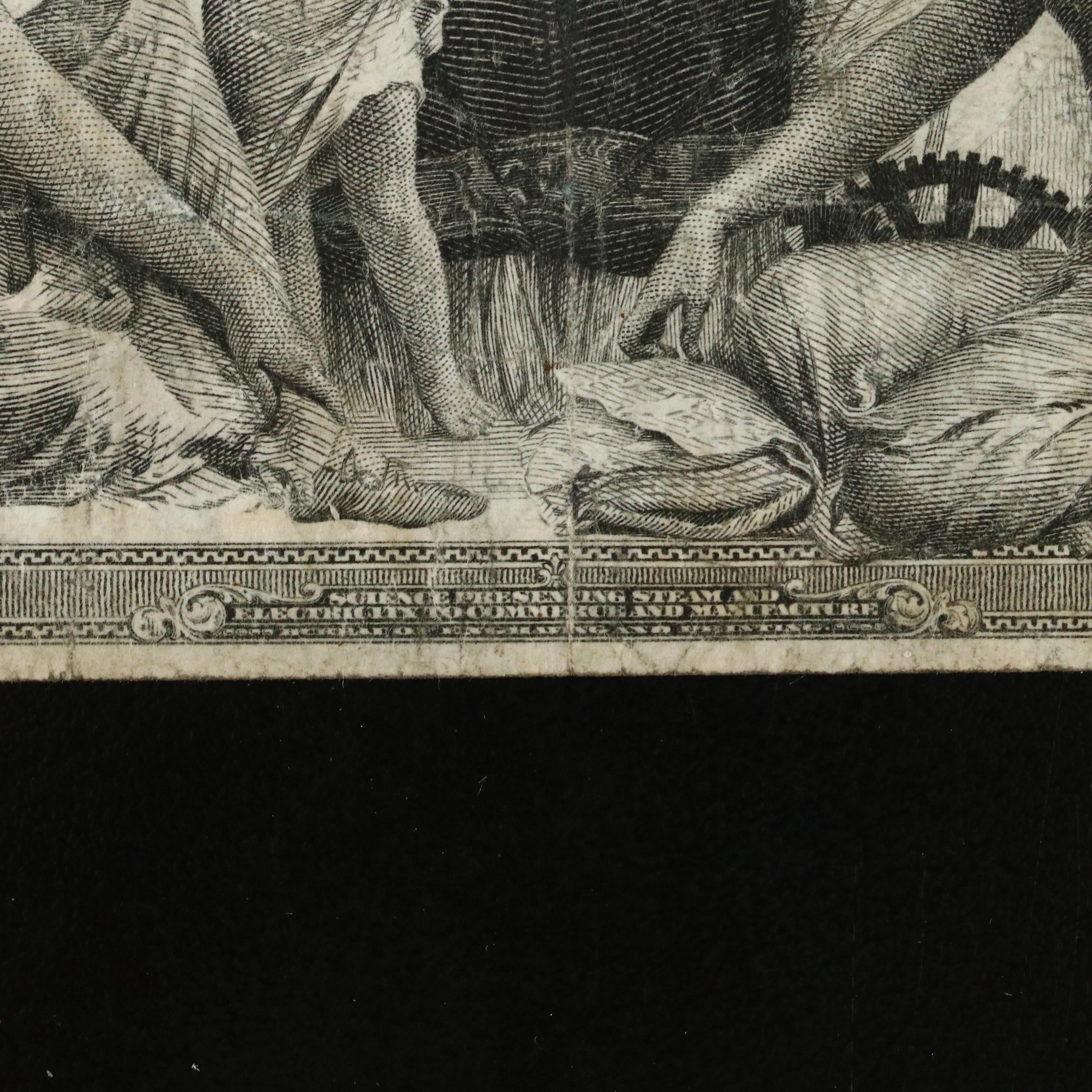 Large Format 1896 "Educational Series" $2 Silver Certificate