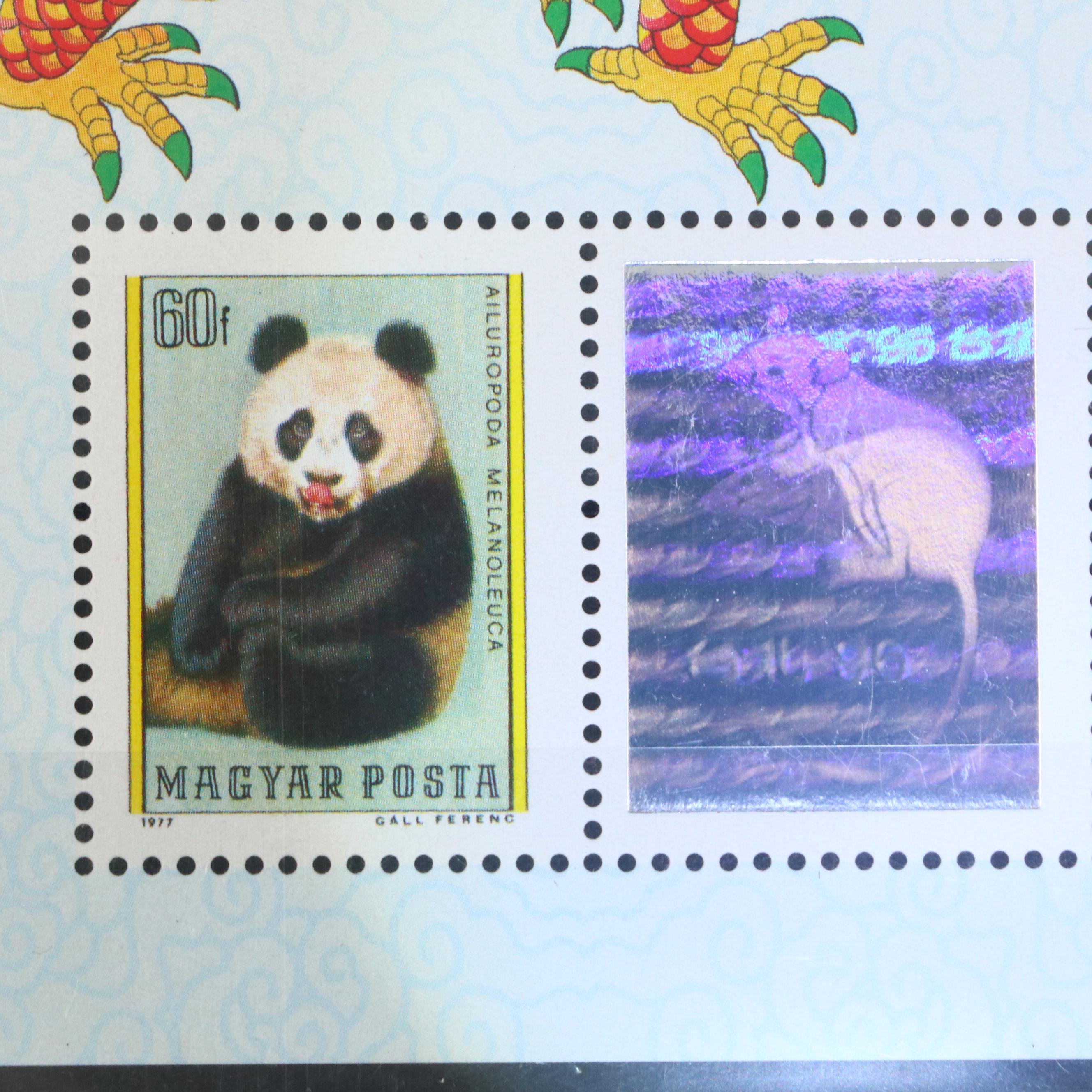 Twelve Sets of U.S. and Foreign Stamps