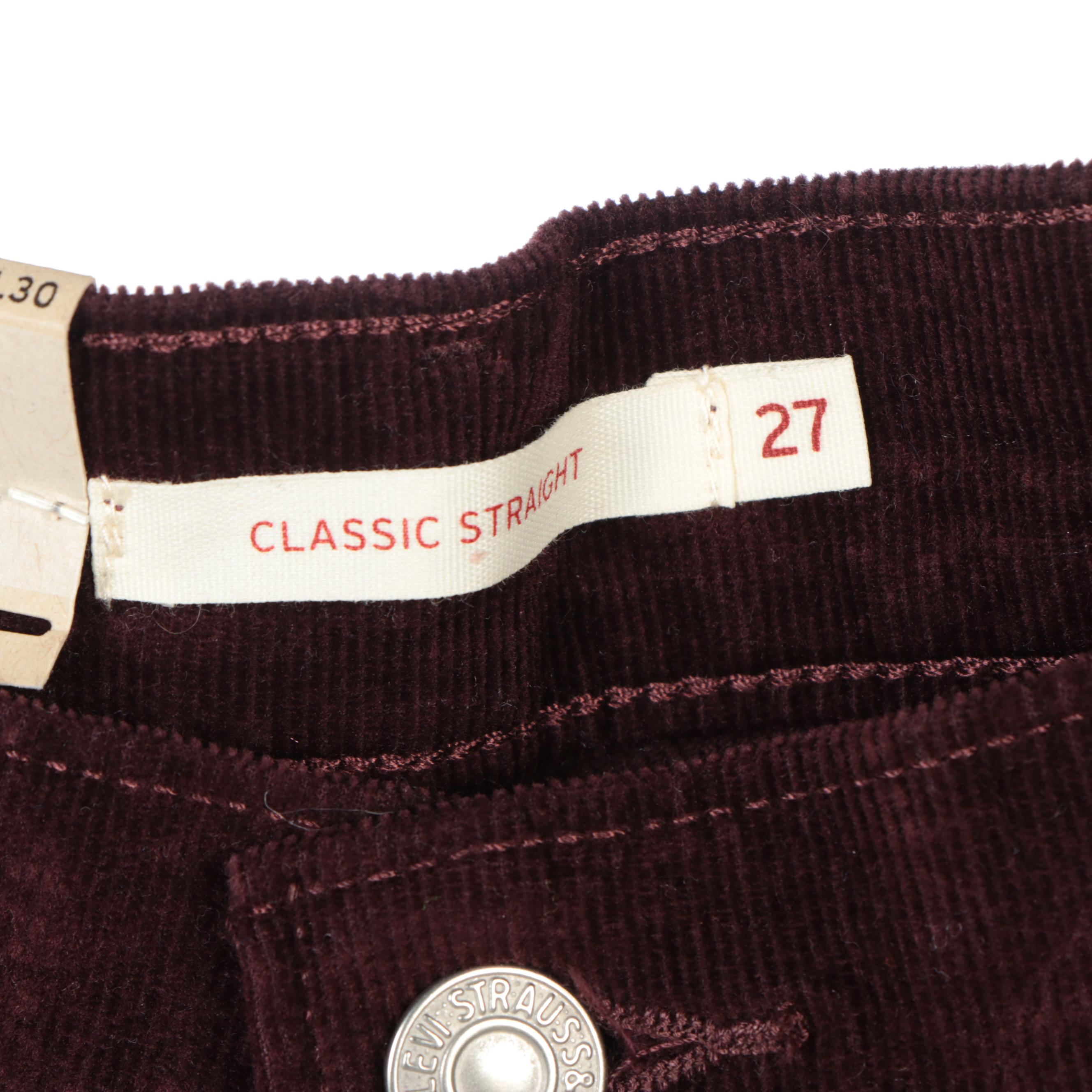 Levi's Burgundy Corduroy Pants with We The Free Button-Down Shirt