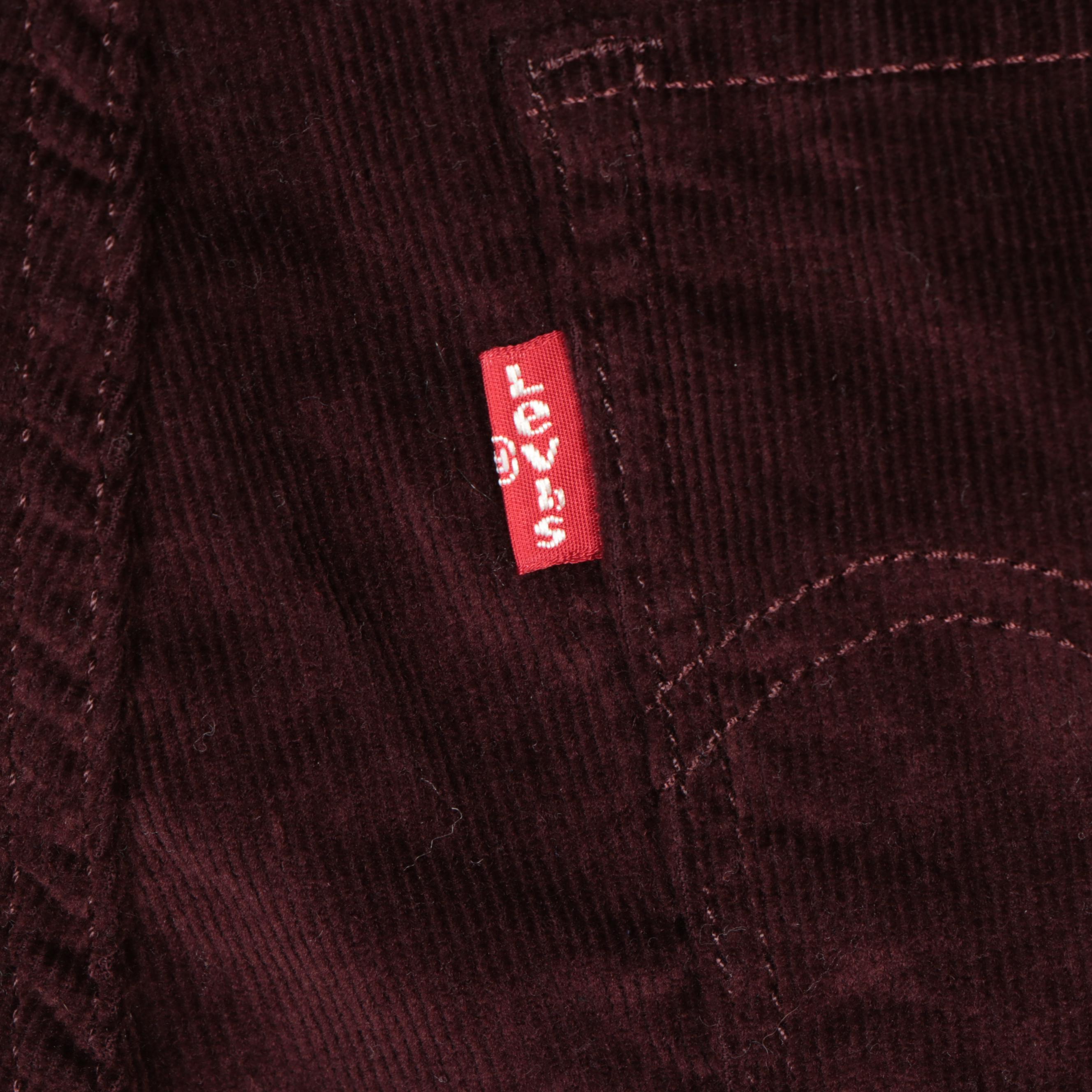 Levi's Burgundy Corduroy Pants with We The Free Button-Down Shirt
