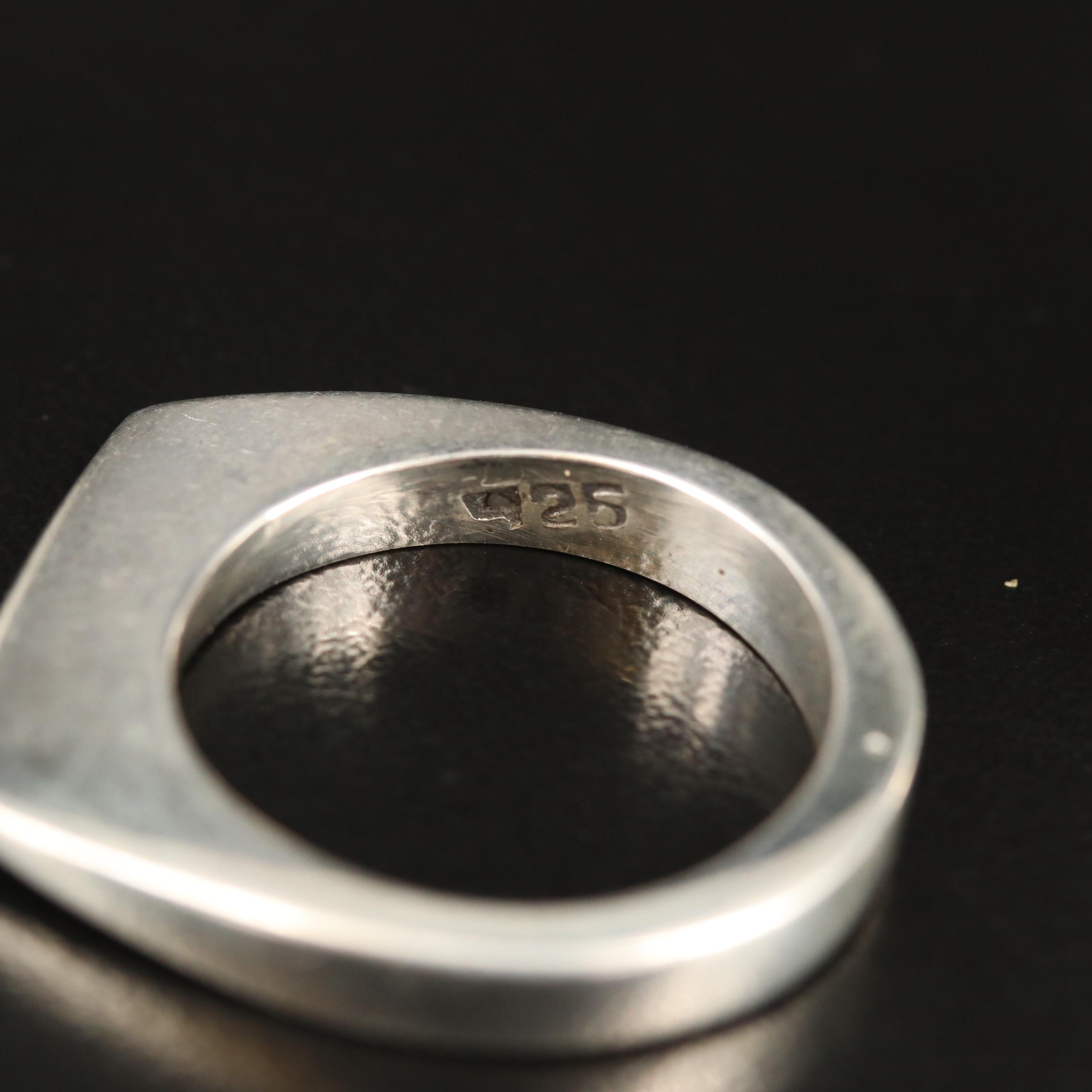 Post Modern Sterling Silver Rings