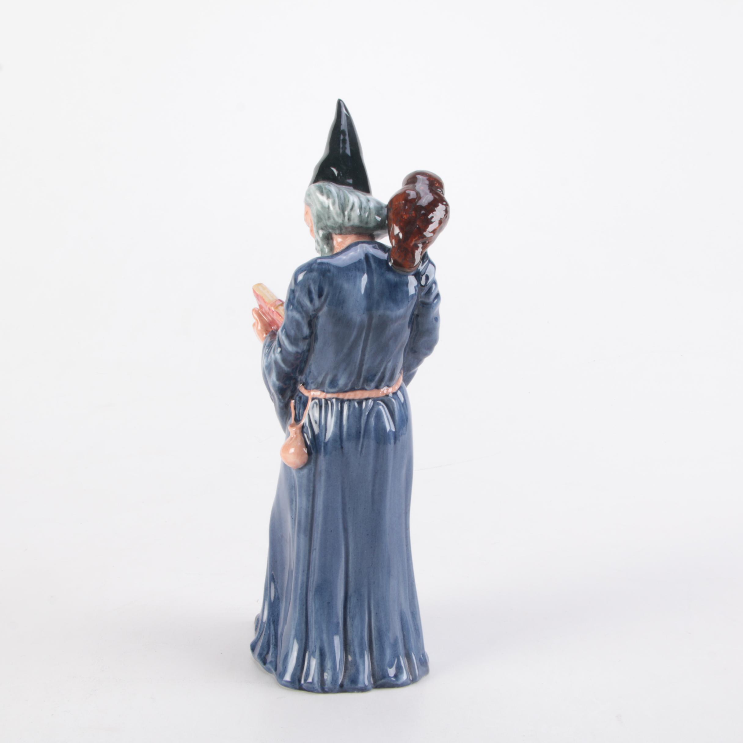 Royal Doulton "The Wizard" Ceramic Figurine, Late 20th Century