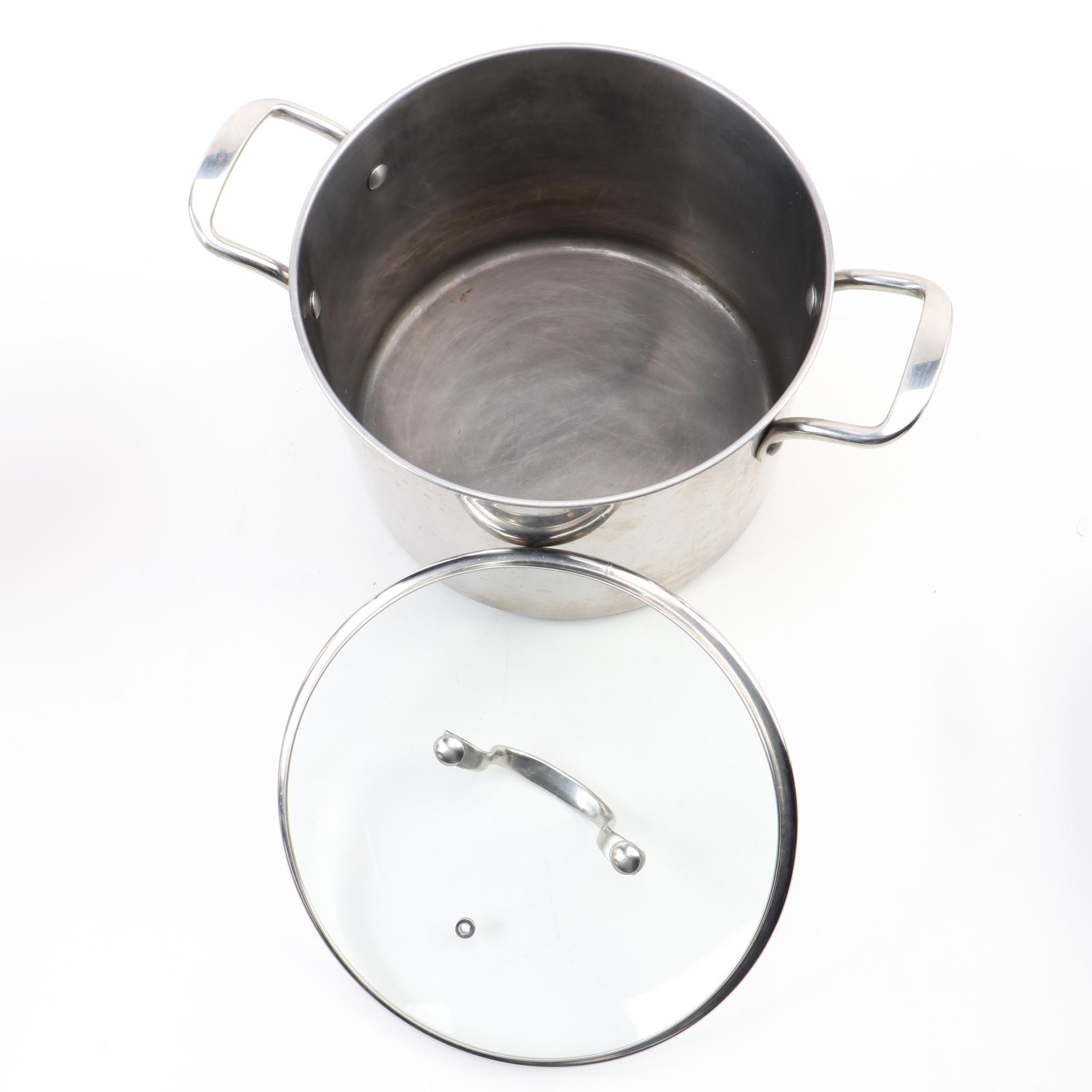 Cuisinart Dutch Oven and Roasting Pan with Other Stainless Steel Cookware