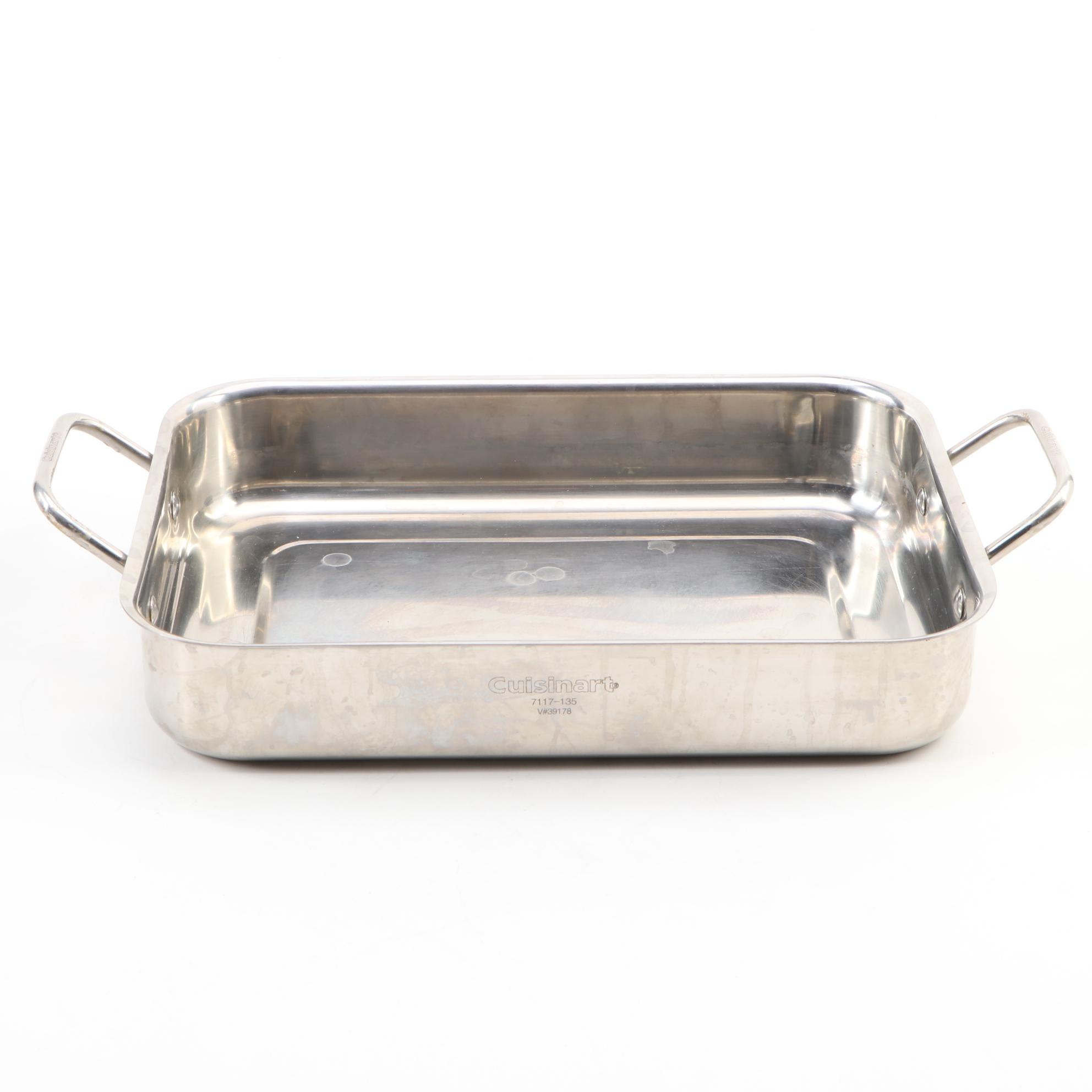 Cuisinart Dutch Oven and Roasting Pan with Other Stainless Steel Cookware