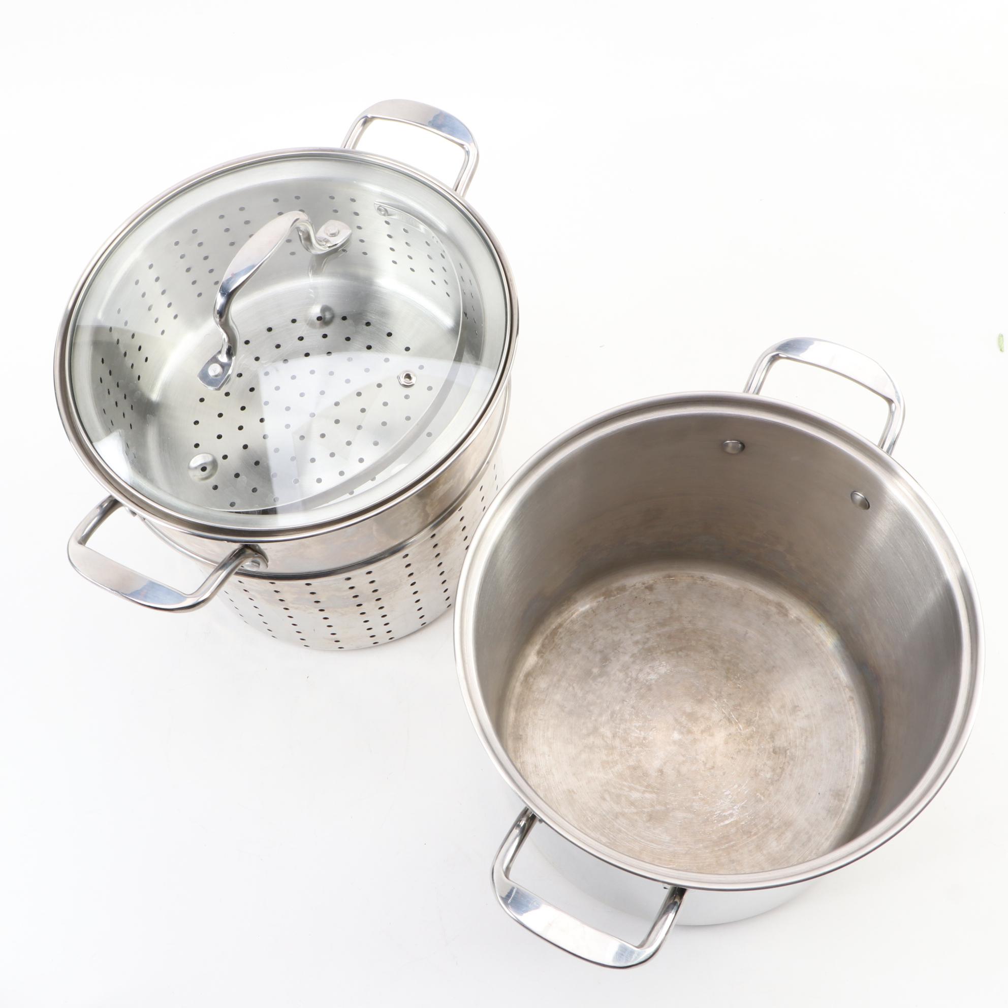 Cuisinart Dutch Oven and Roasting Pan with Other Stainless Steel Cookware