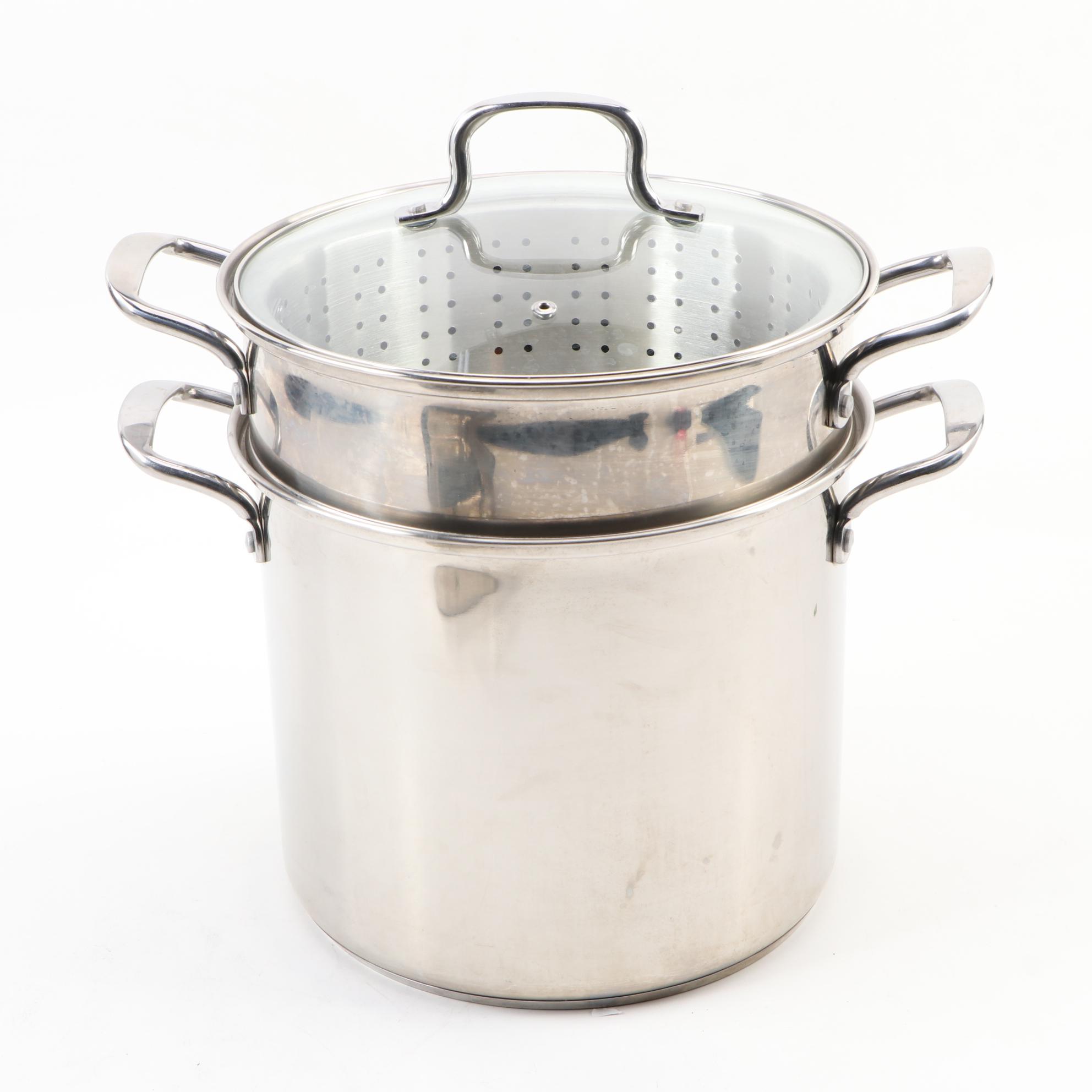 Cuisinart Dutch Oven and Roasting Pan with Other Stainless Steel Cookware