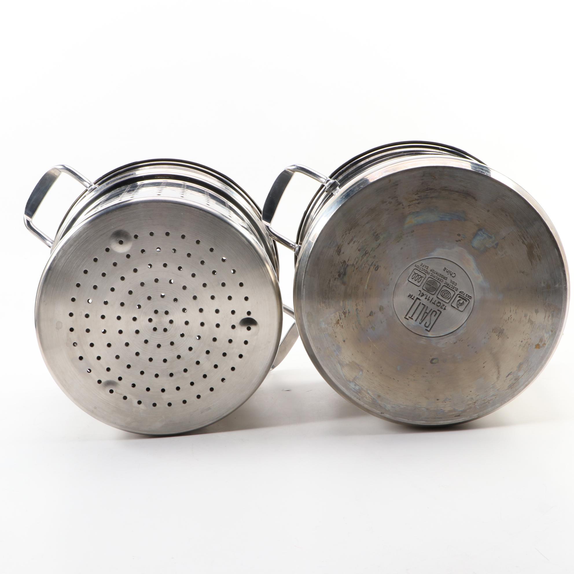 Cuisinart Dutch Oven and Roasting Pan with Other Stainless Steel Cookware