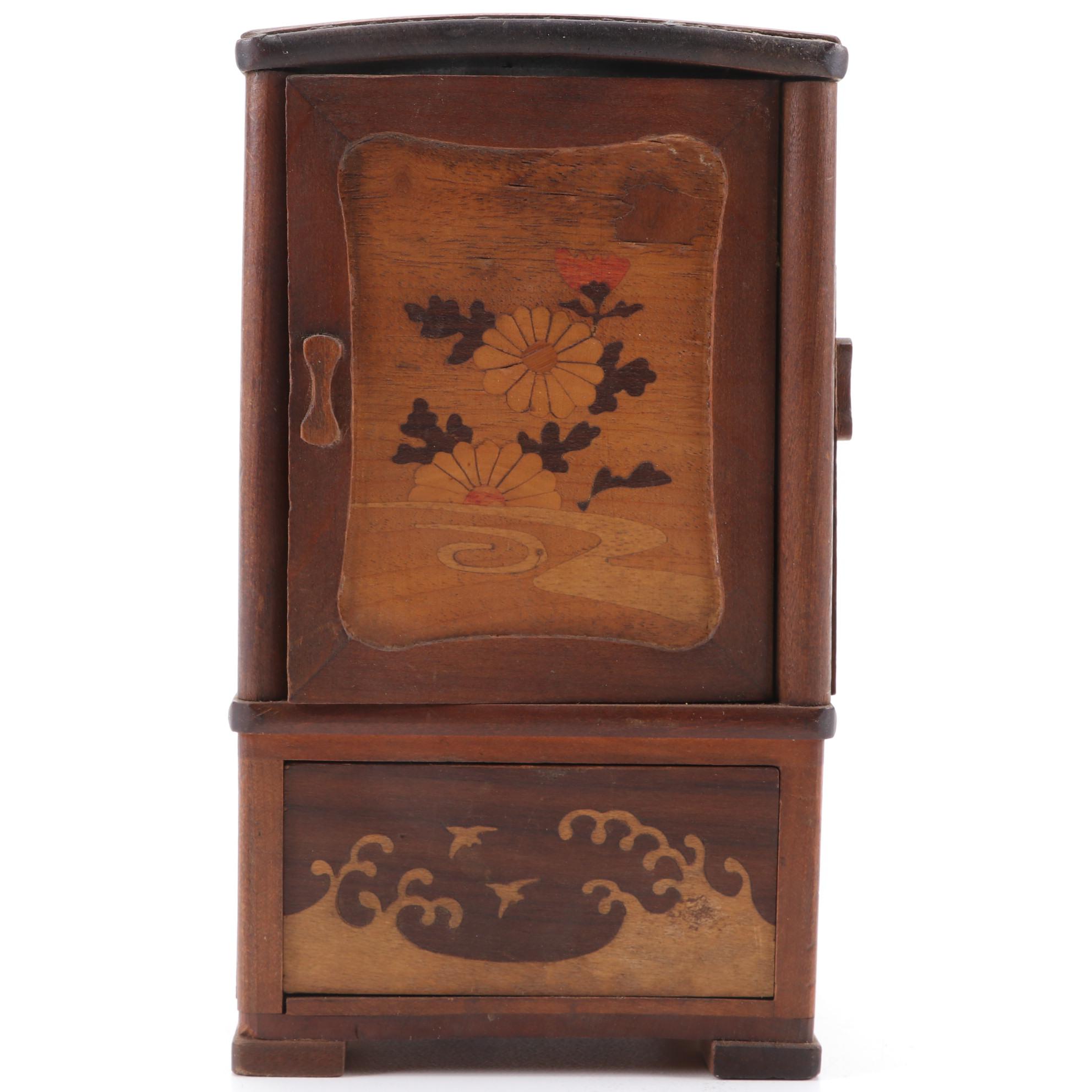 Japanese Four-Sided Cigarette Holder, Mid-20th Century