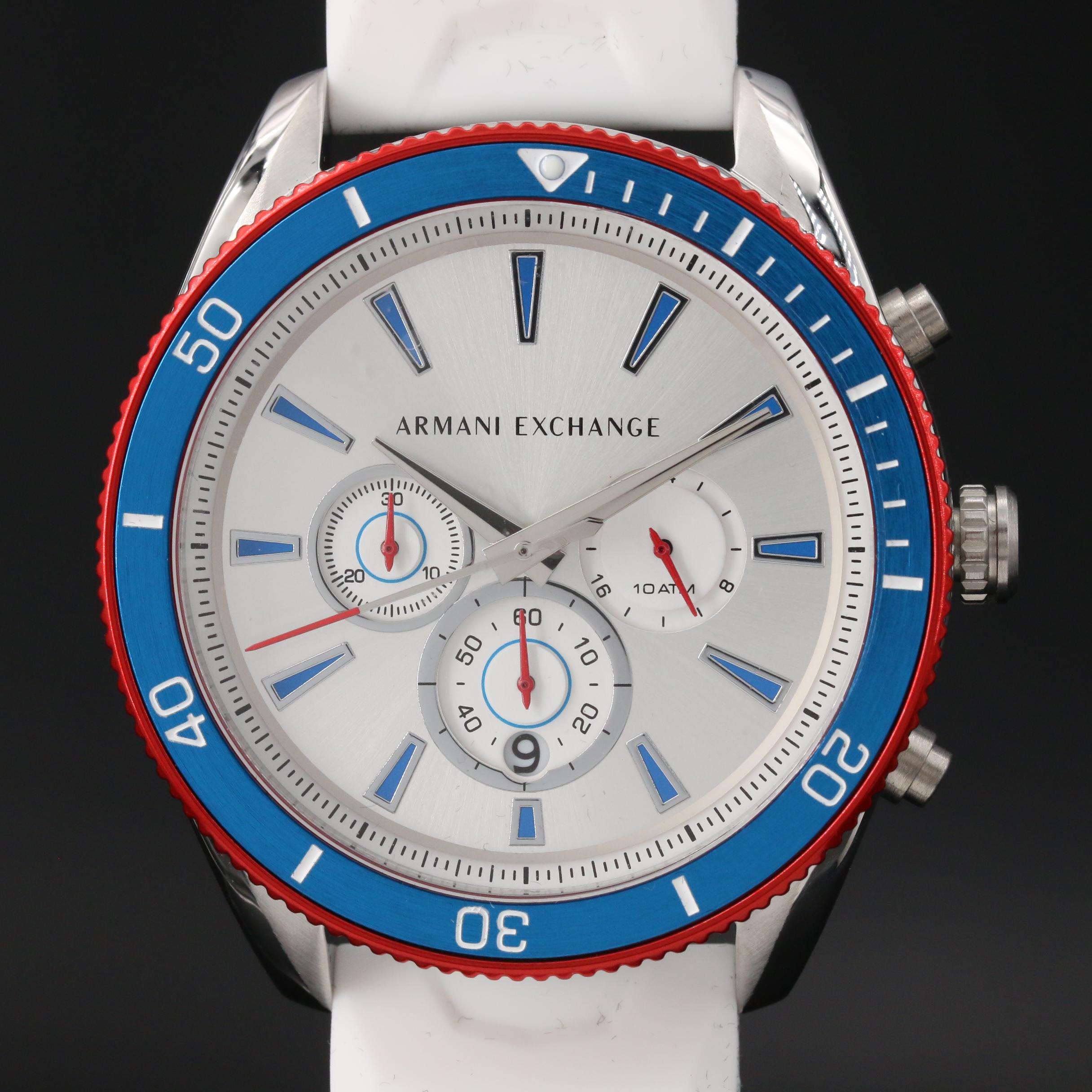 Armani Exchange "Enzo" Stainless Steel Chronograph Quartz Watch