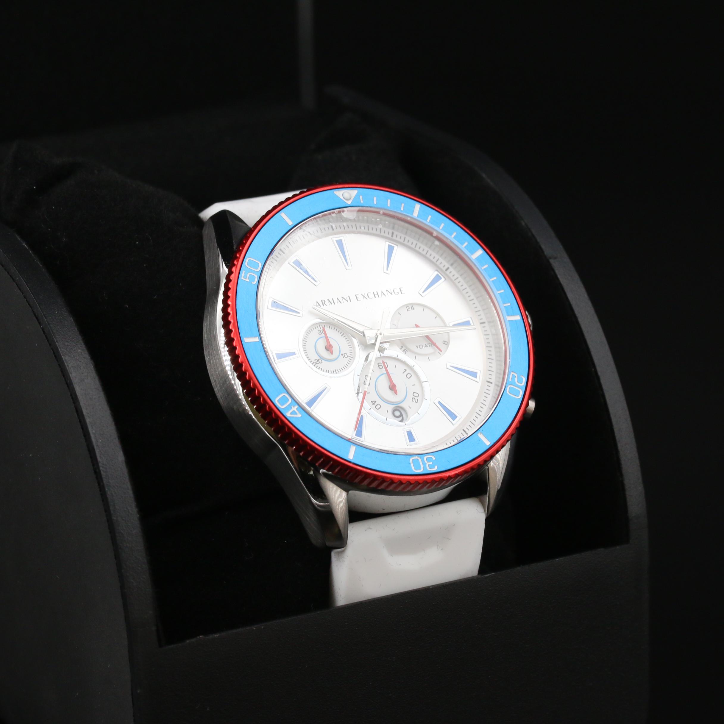 Armani Exchange "Enzo" Stainless Steel Chronograph Quartz Watch