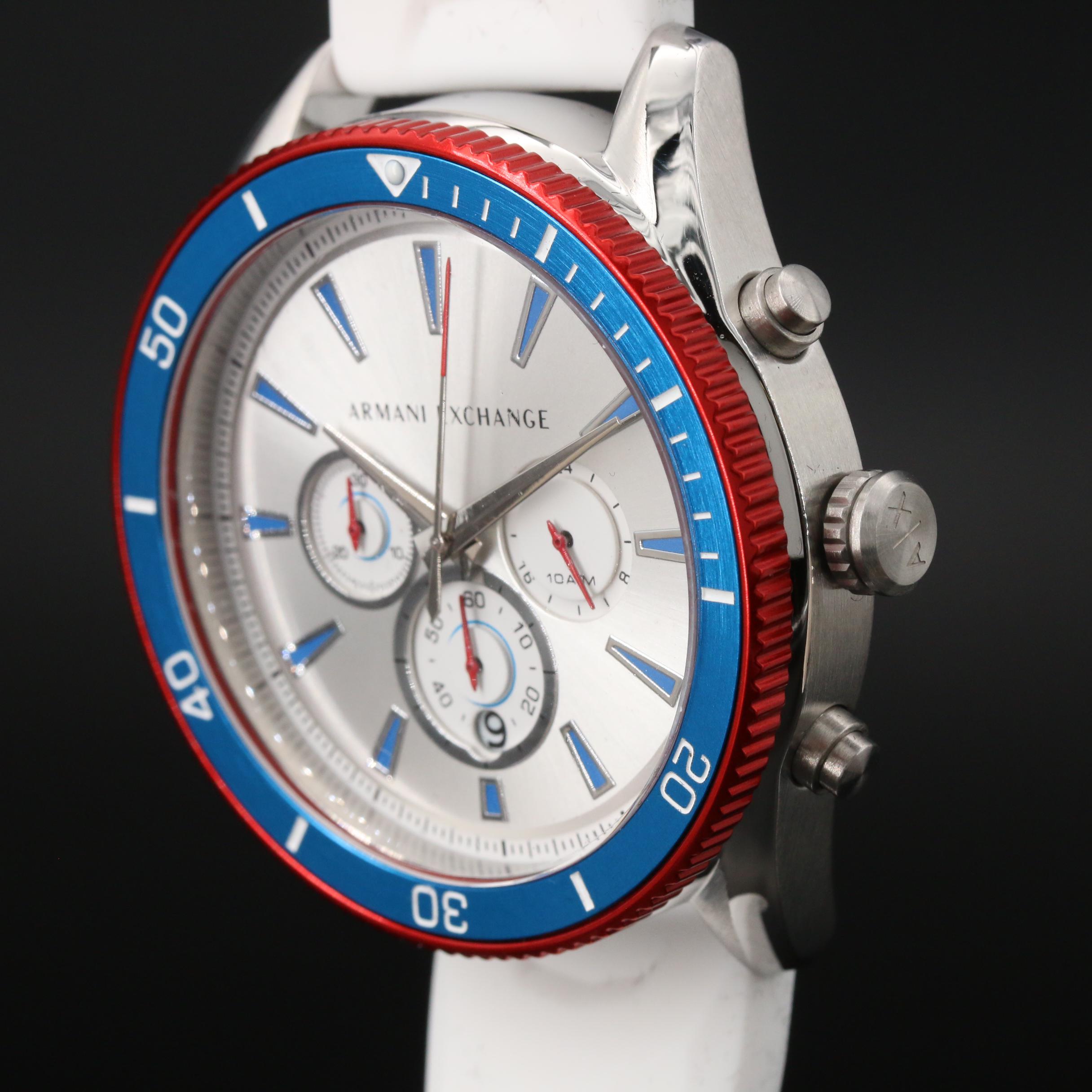 Armani Exchange "Enzo" Stainless Steel Chronograph Quartz Watch