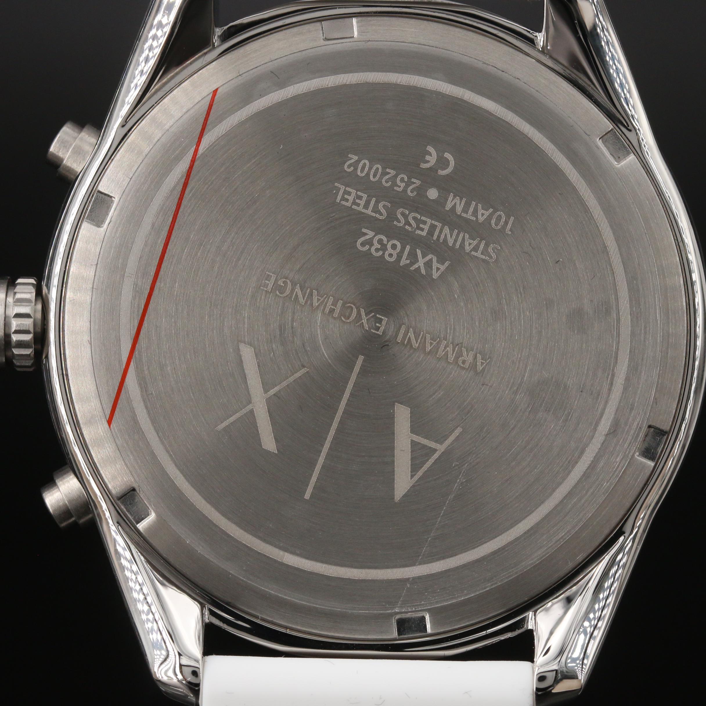 Armani Exchange "Enzo" Stainless Steel Chronograph Quartz Watch