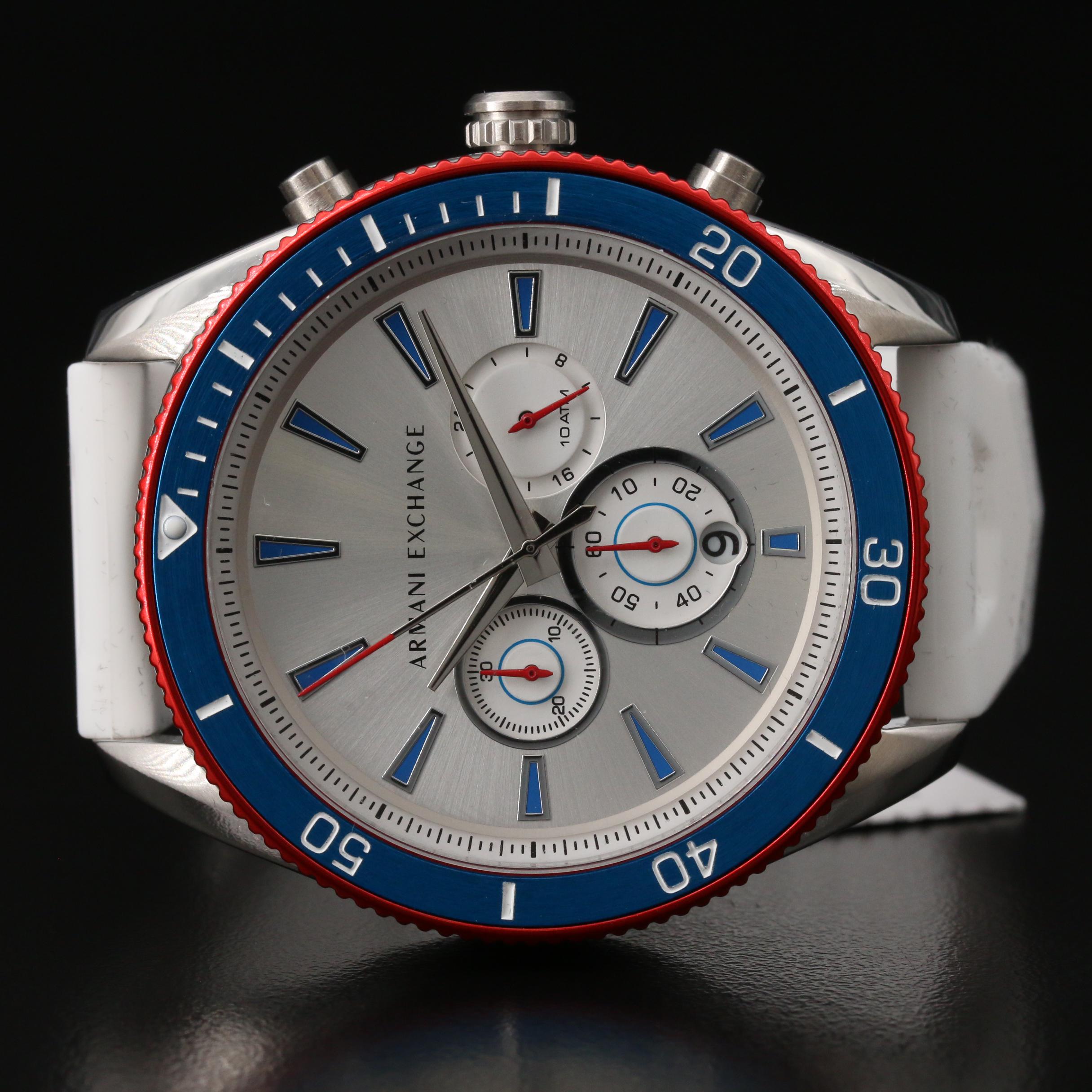 Armani Exchange "Enzo" Stainless Steel Chronograph Quartz Watch