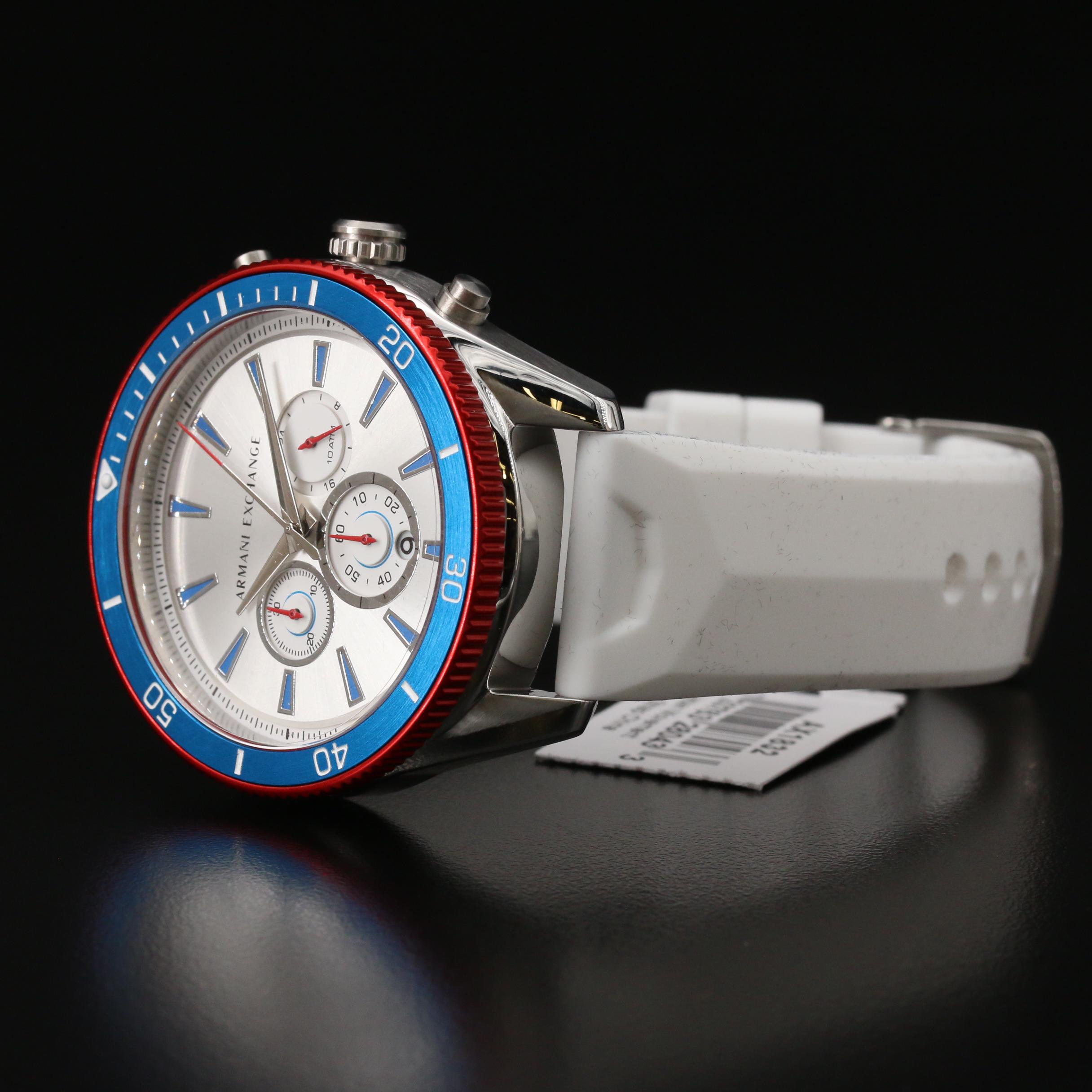 Armani Exchange "Enzo" Stainless Steel Chronograph Quartz Watch