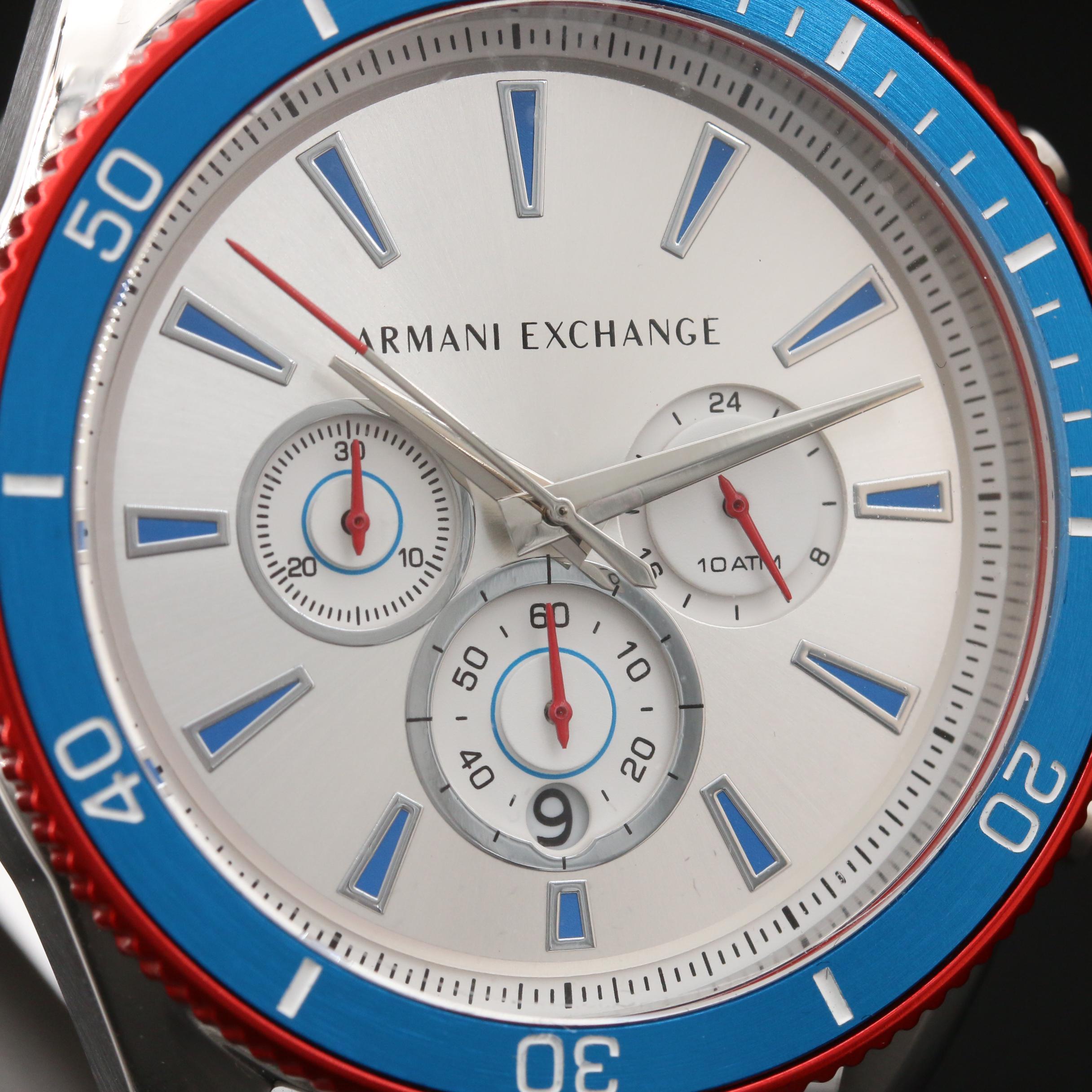 Armani Exchange "Enzo" Stainless Steel Chronograph Quartz Watch