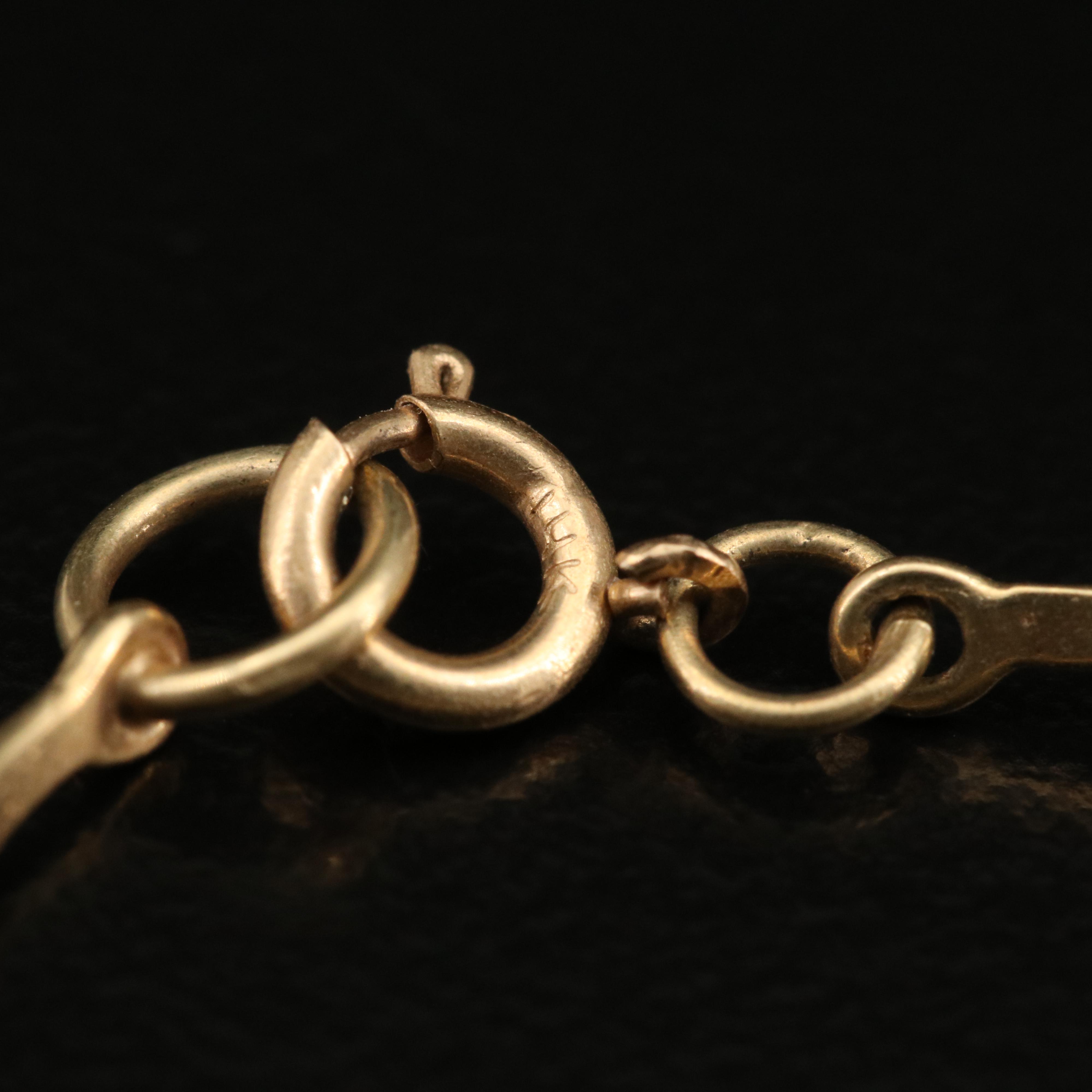 14K Fancy Link Bracelets