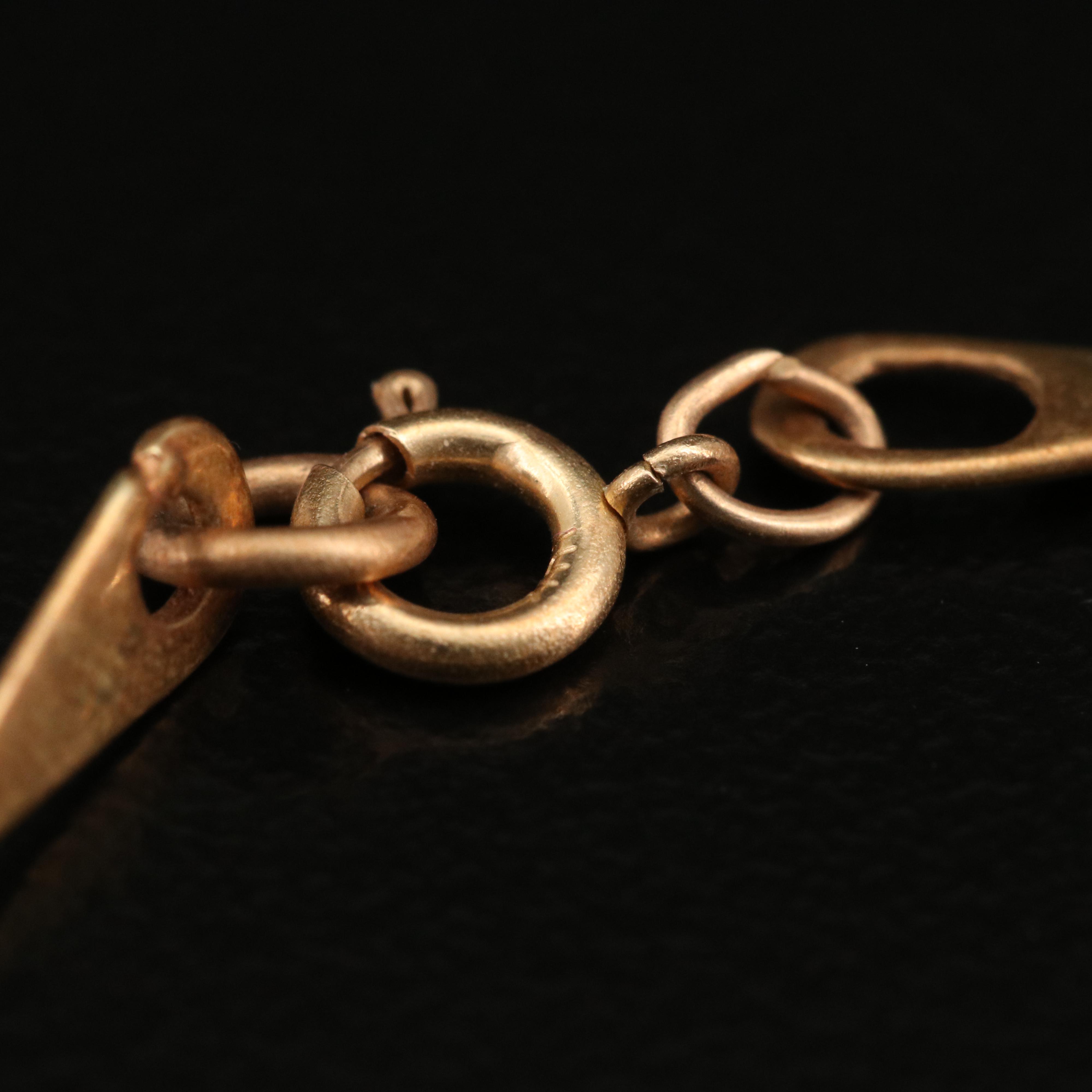 14K Fancy Link Bracelets