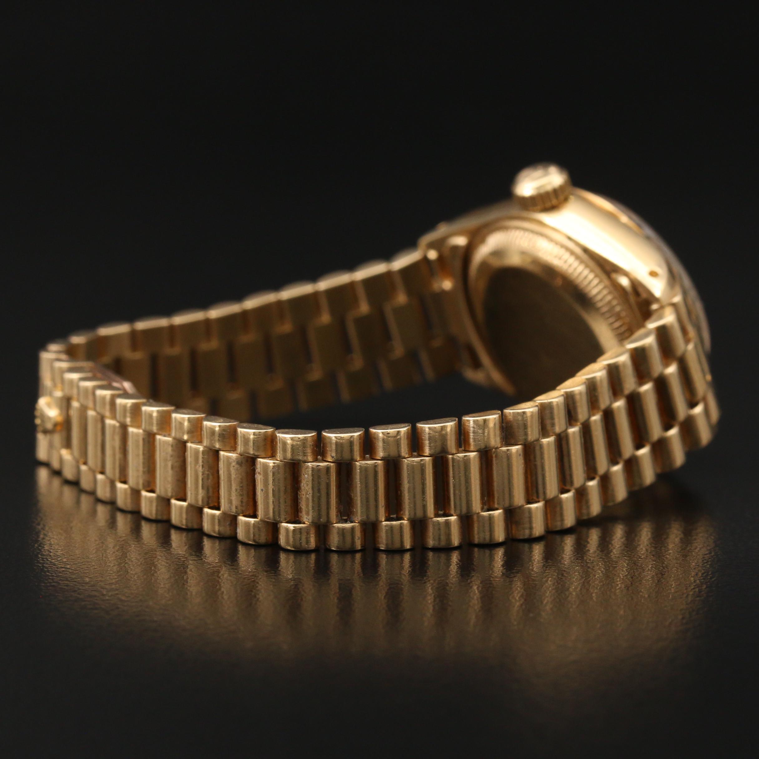 1981 Rolex "Datejust" 18K Yellow Gold Watch