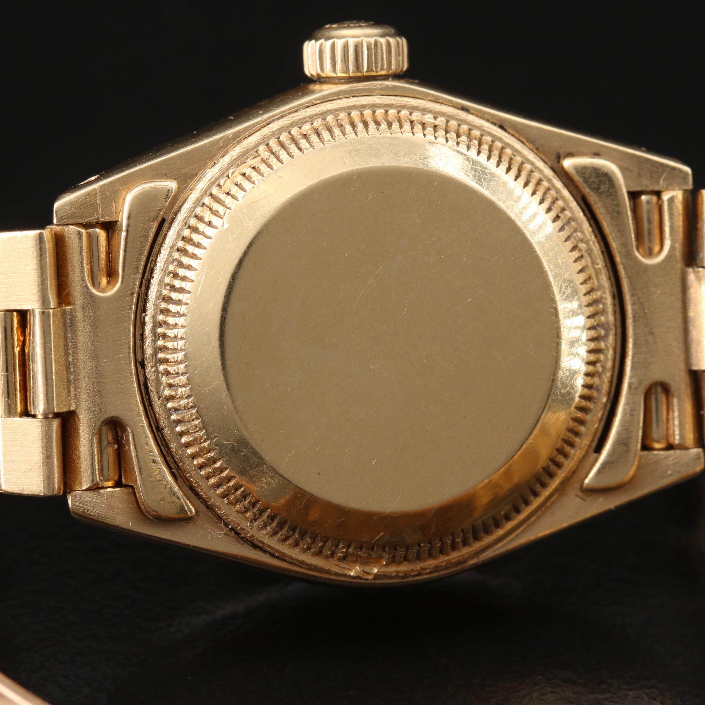 1981 Rolex "Datejust" 18K Yellow Gold Watch