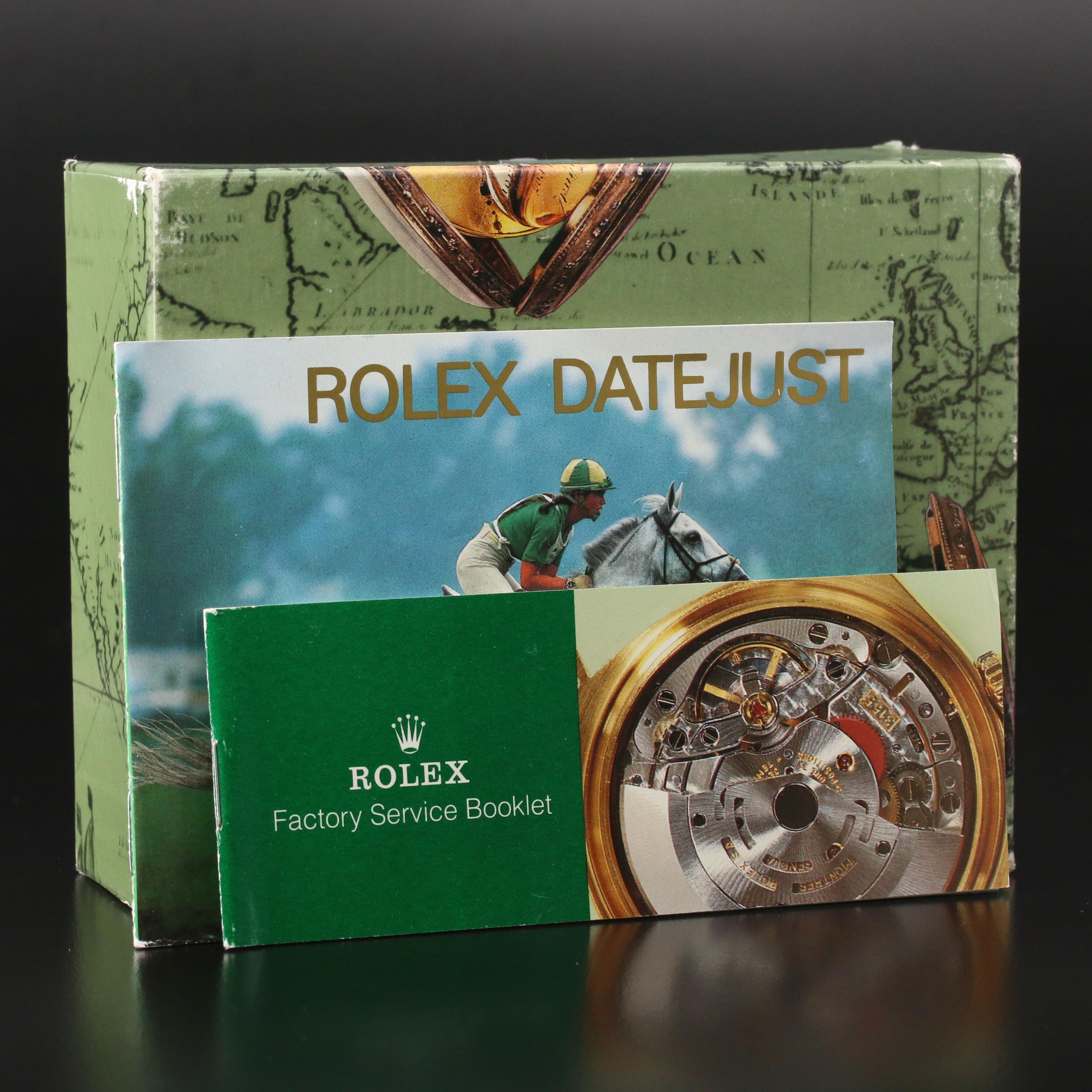 1981 Rolex "Datejust" 18K Yellow Gold Watch