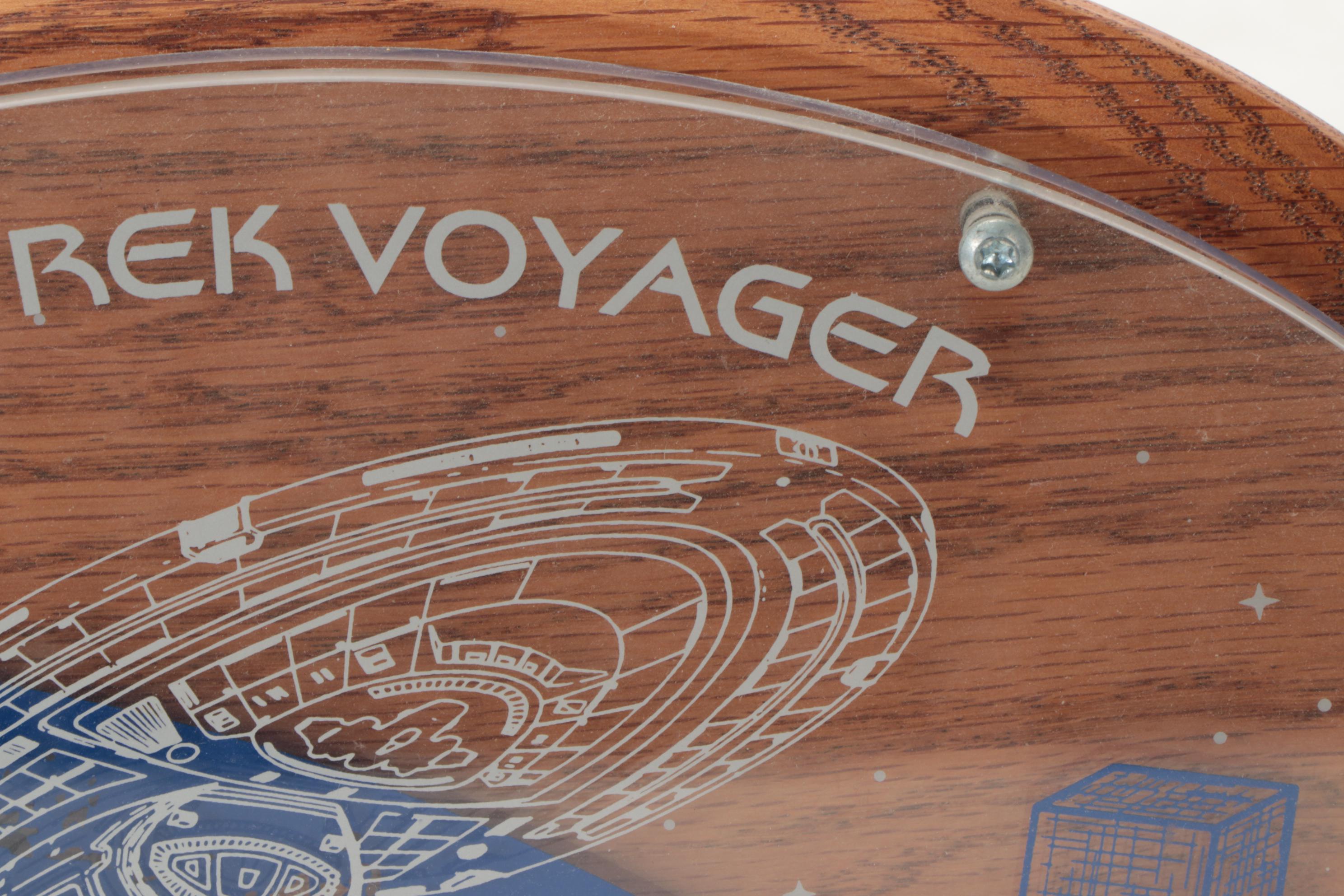 "Star Trek Voyager" Fourth Season Cast & Crew Commemorative Gift Plaque