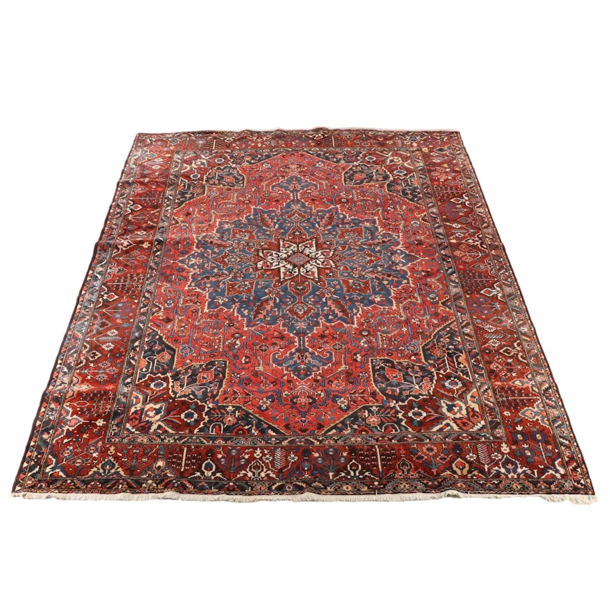 11'8 x 16'8 Hand-Knotted Persian Bakhtiari Shahr Kord Room Sized Rug