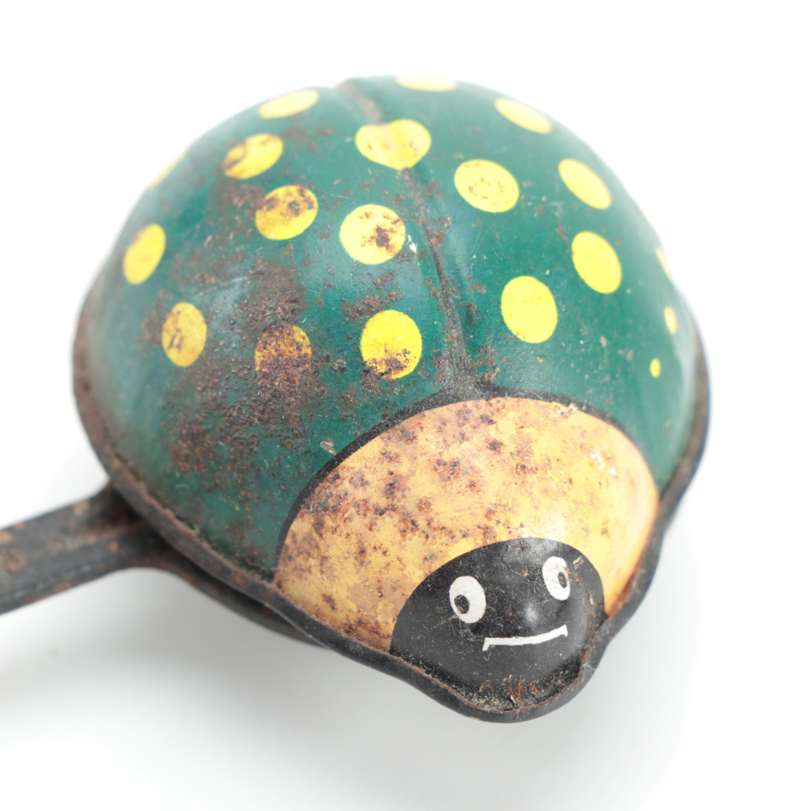 TPS Tin Lithograph Wind-Up Ladybug Train