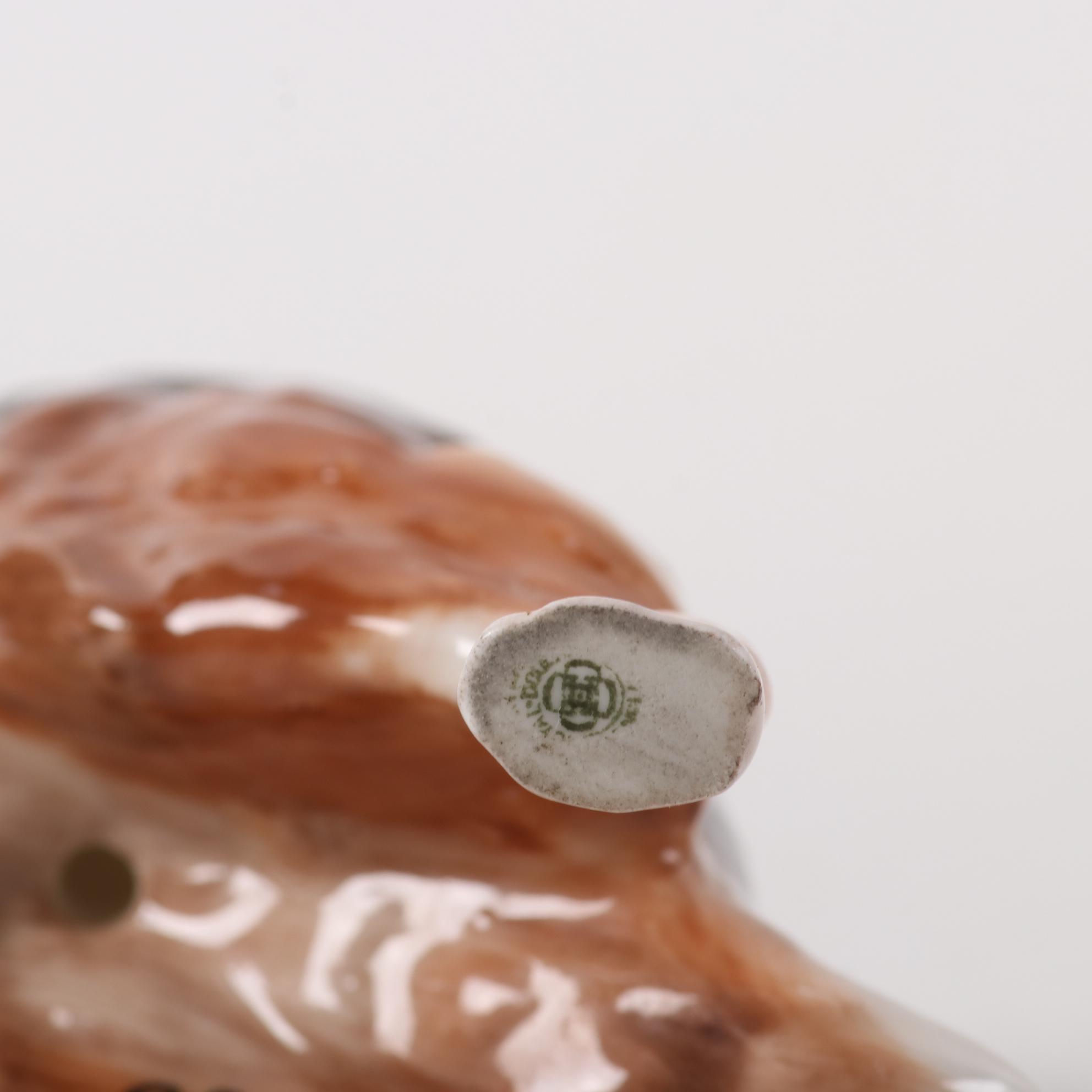 Royal Doulton Porcelain Collie with Decanter and Other Collie Accessories