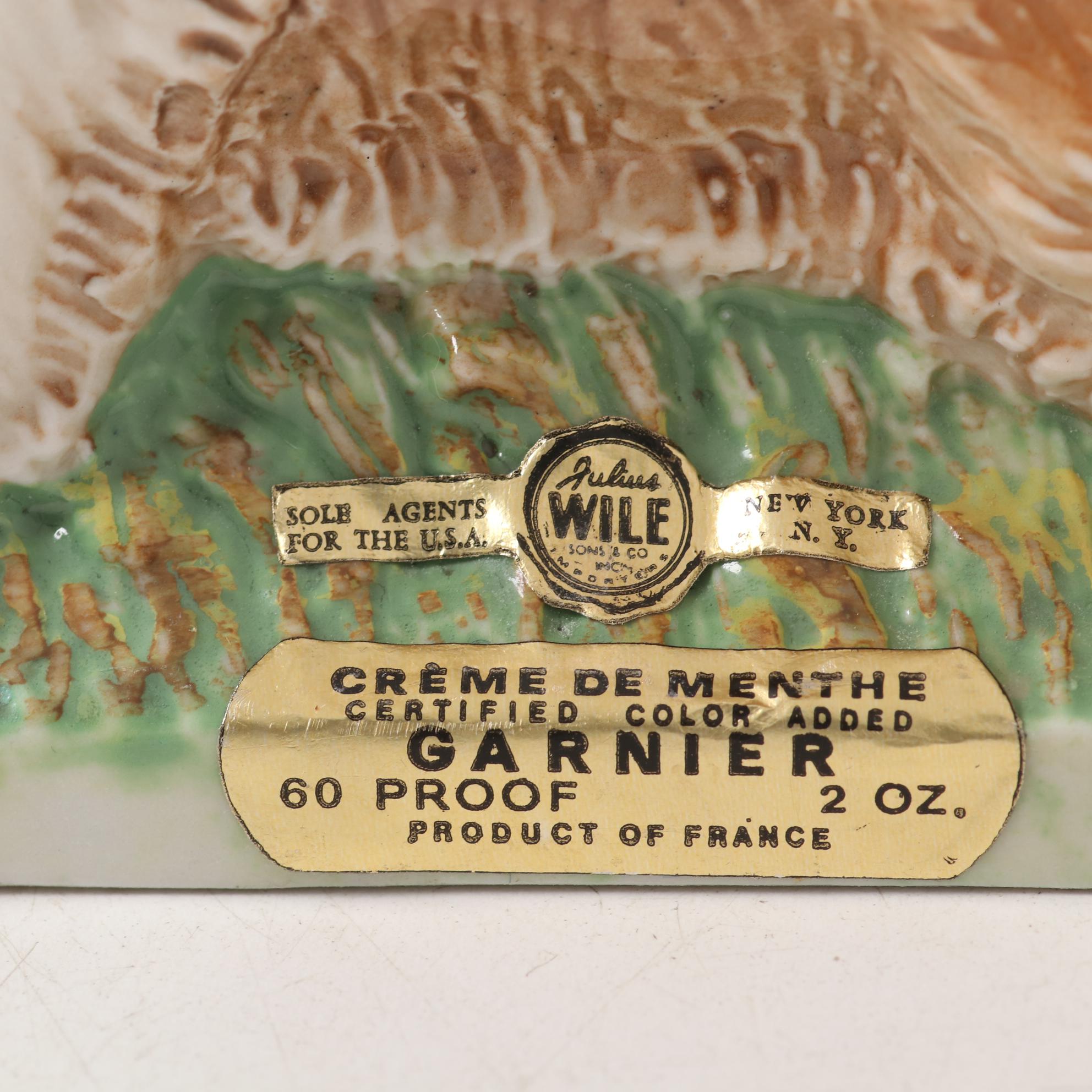 Royal Doulton Porcelain Collie with Decanter and Other Collie Accessories