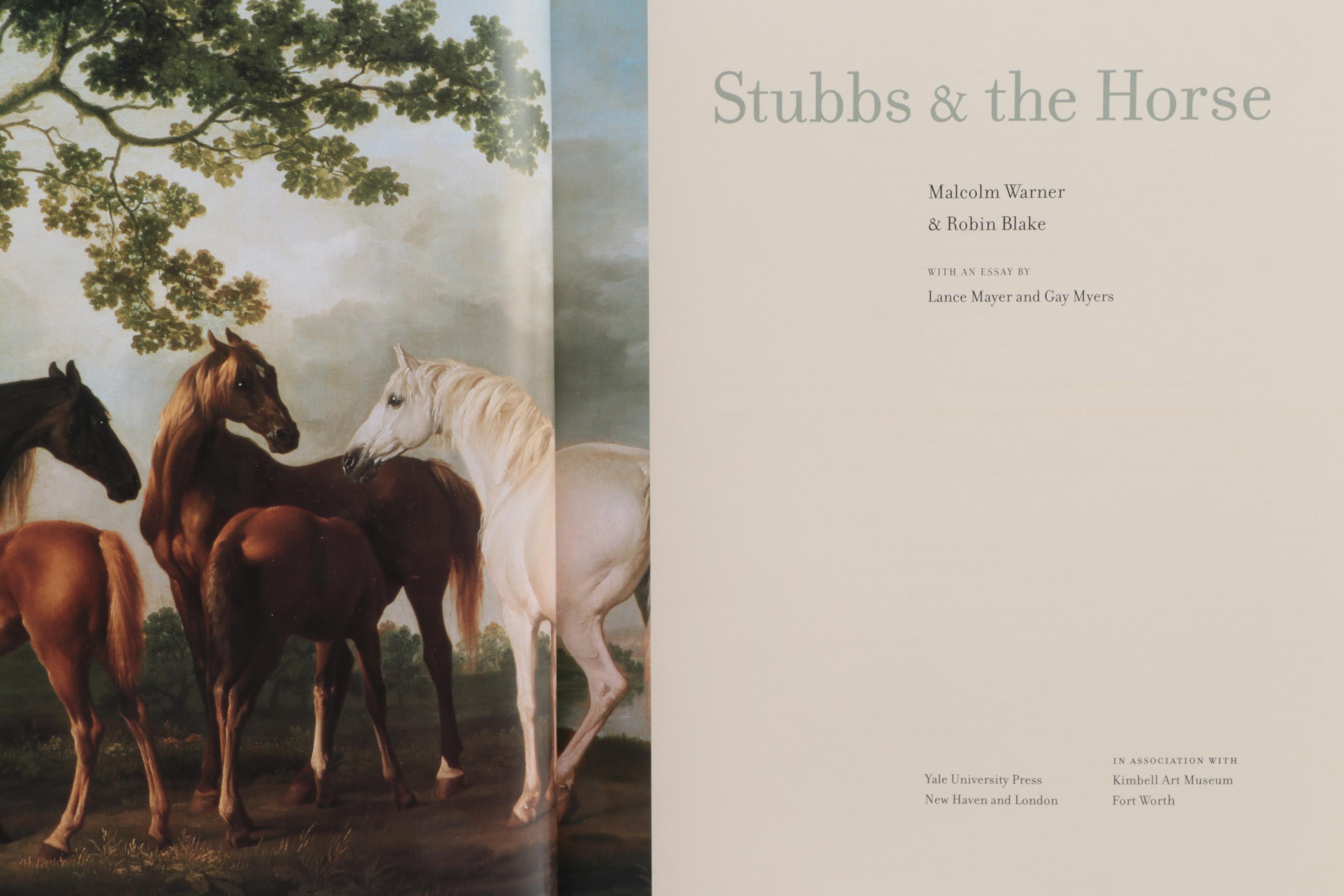 First Edition "Stubbs and the Horse" with "Thoroughbreds I Have Known"