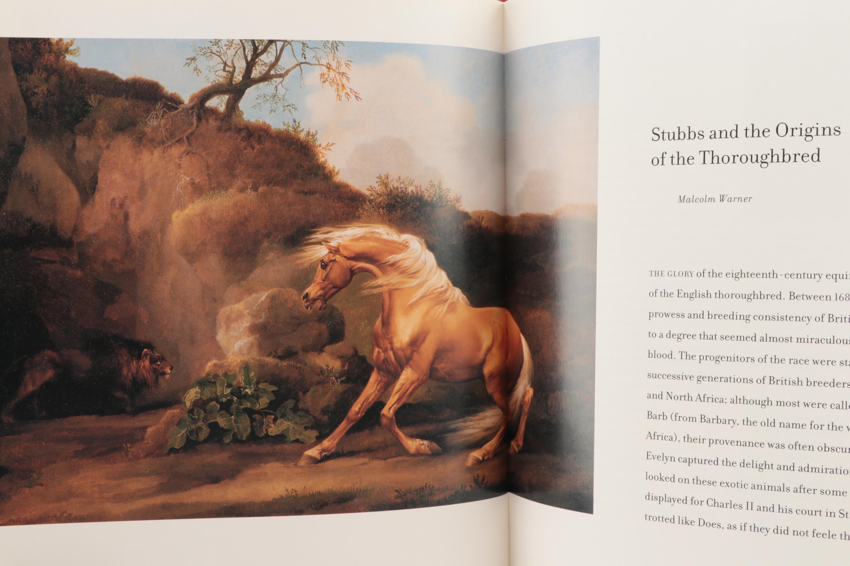 First Edition "Stubbs and the Horse" with "Thoroughbreds I Have Known"