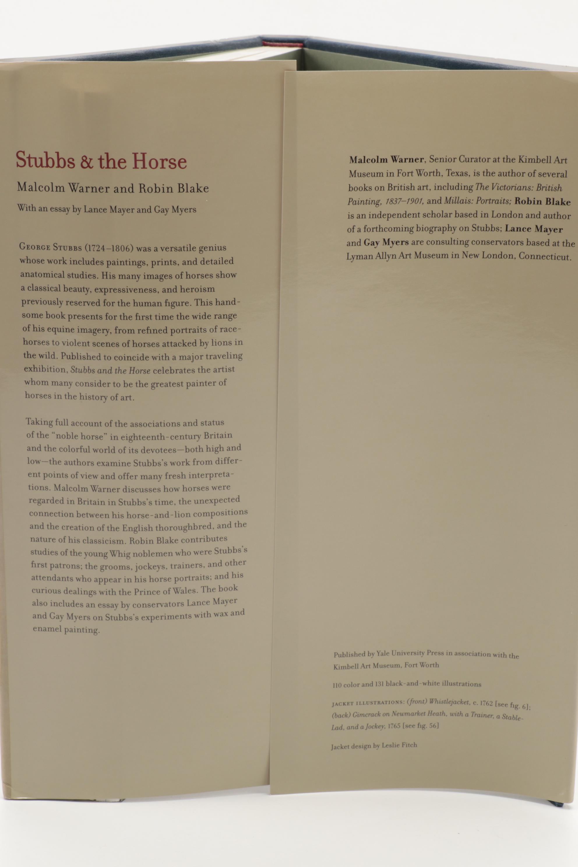 First Edition "Stubbs and the Horse" with "Thoroughbreds I Have Known"