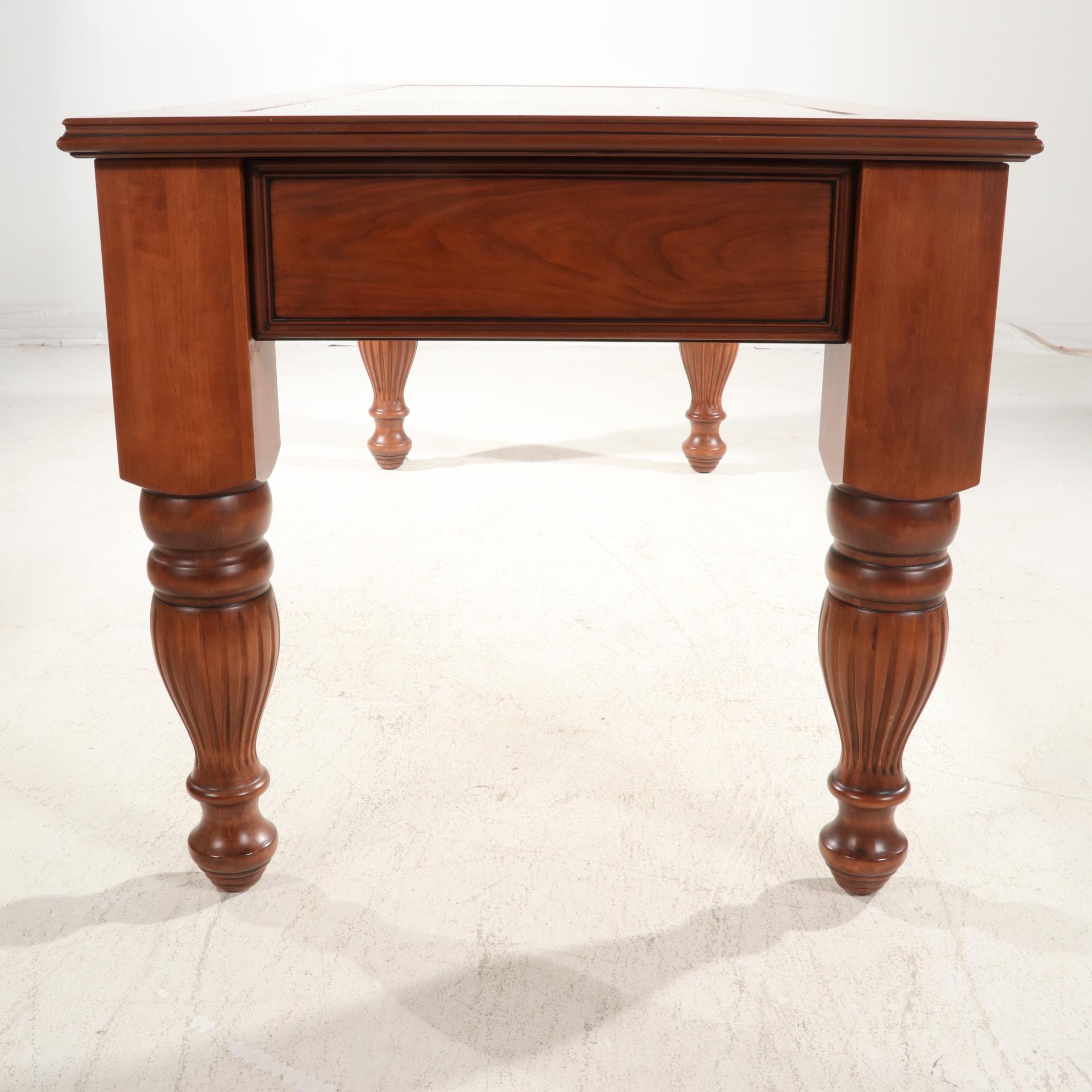 Custom Large Scale Granite-Top Kitchen Island, 21st Century