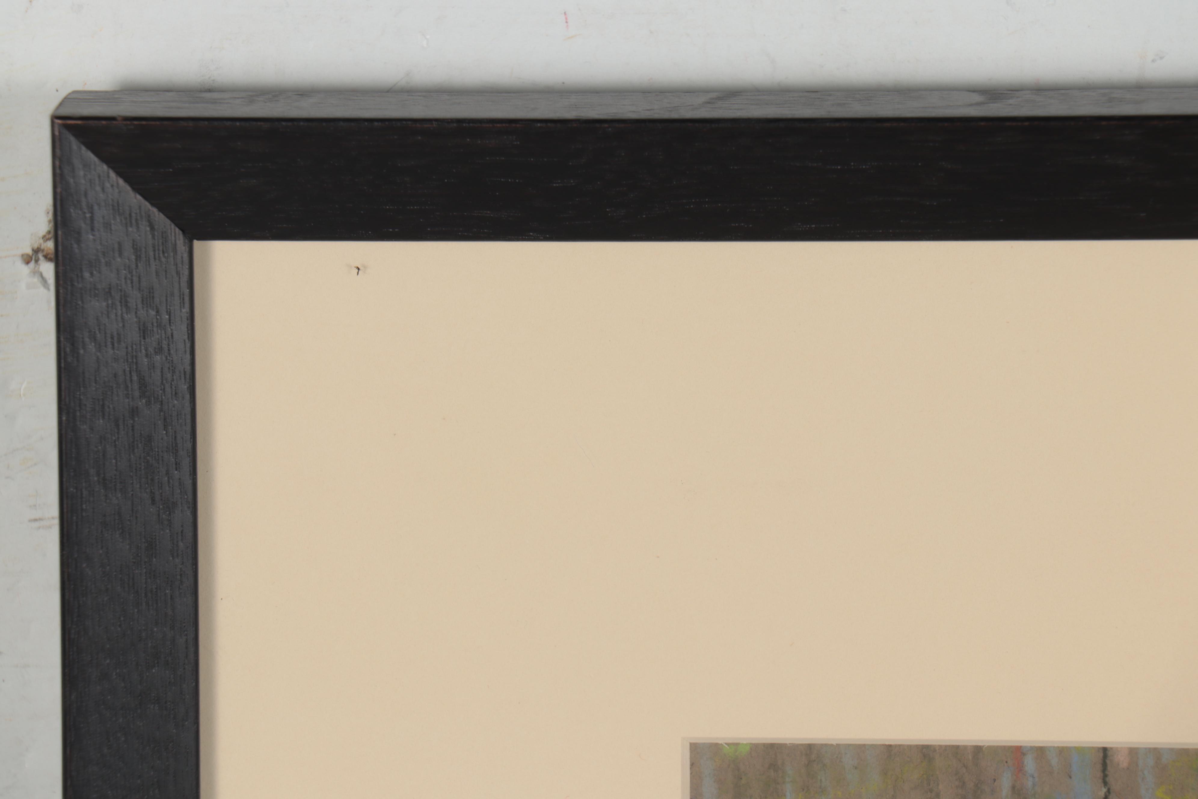 Charles Kaelin Landscape Pastel Drawing of Forest Stream, circa 1910