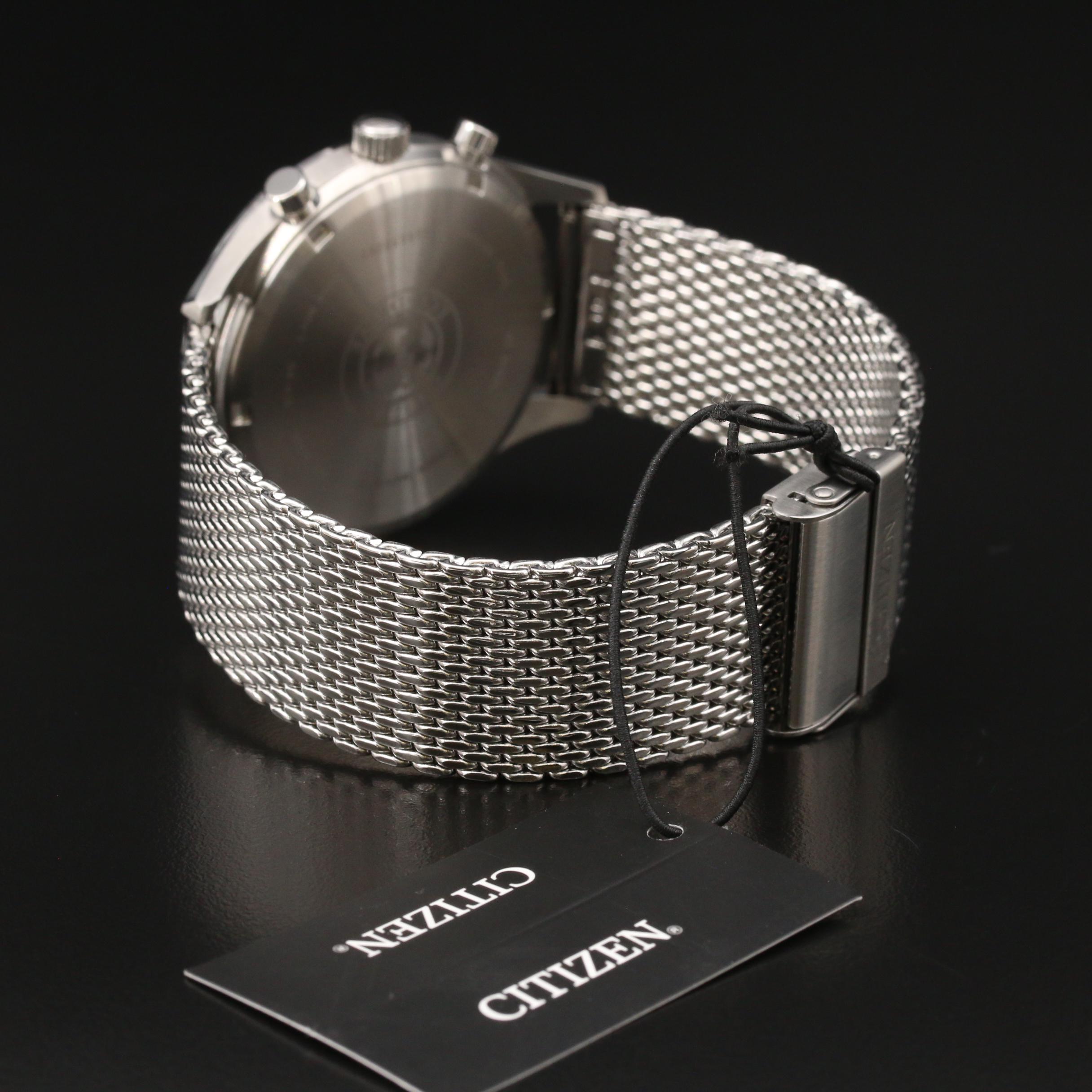 Citizen Eco-Drive "Chandler" Chronograph Stainless Steel Quartz Watch