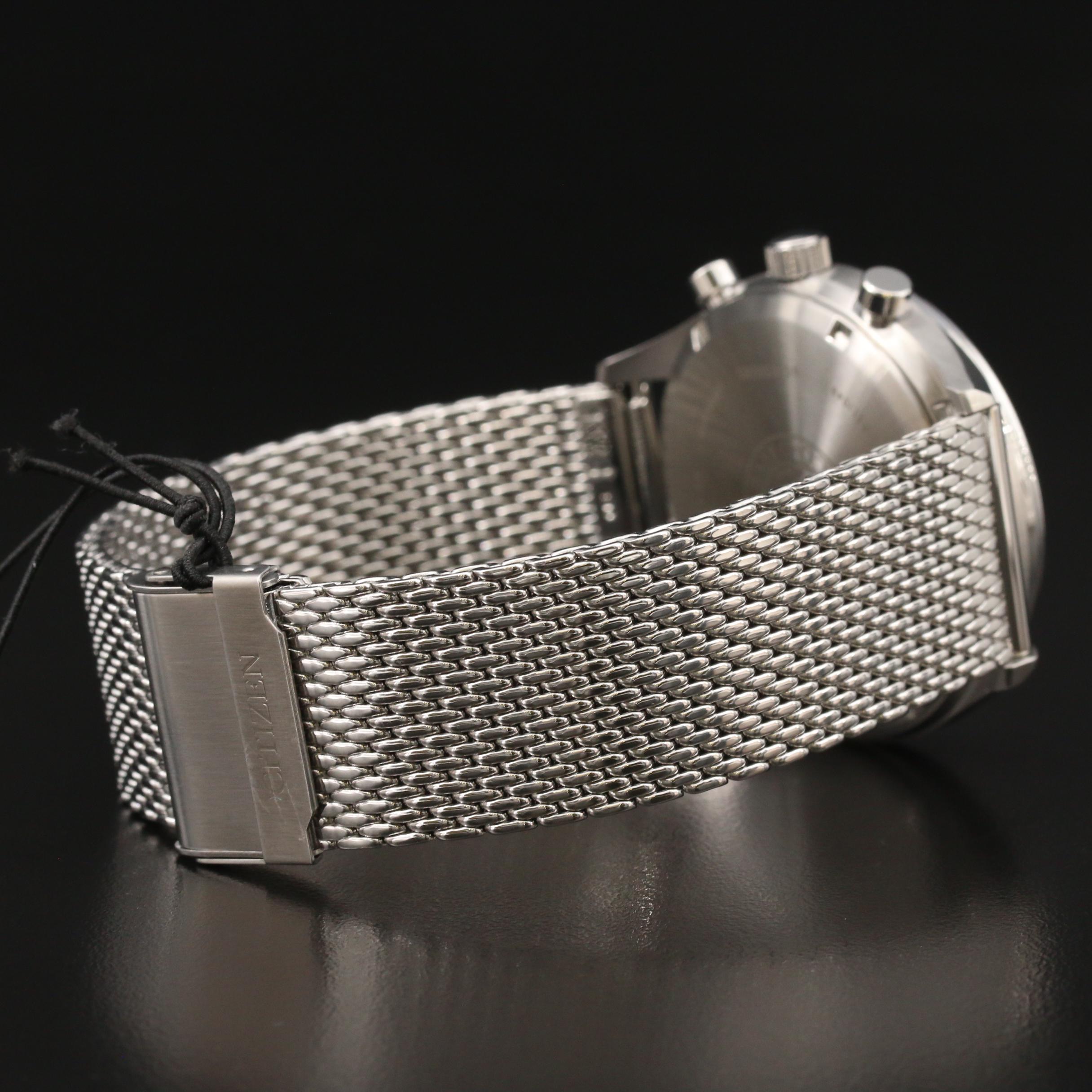 Citizen Eco-Drive "Chandler" Chronograph Stainless Steel Quartz Watch