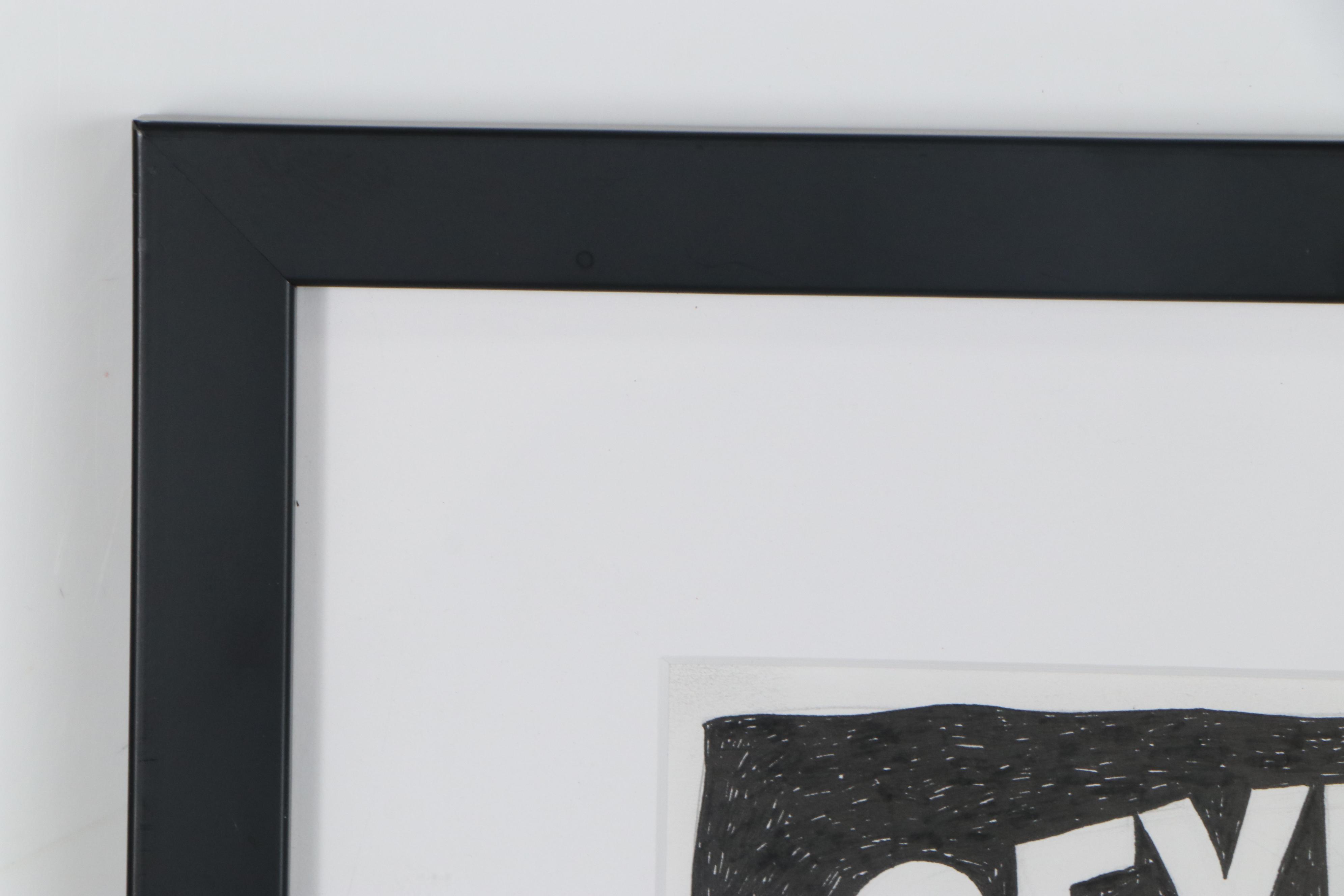 Thom Shaw Ink Drawing "Sexually Molested by Martians"