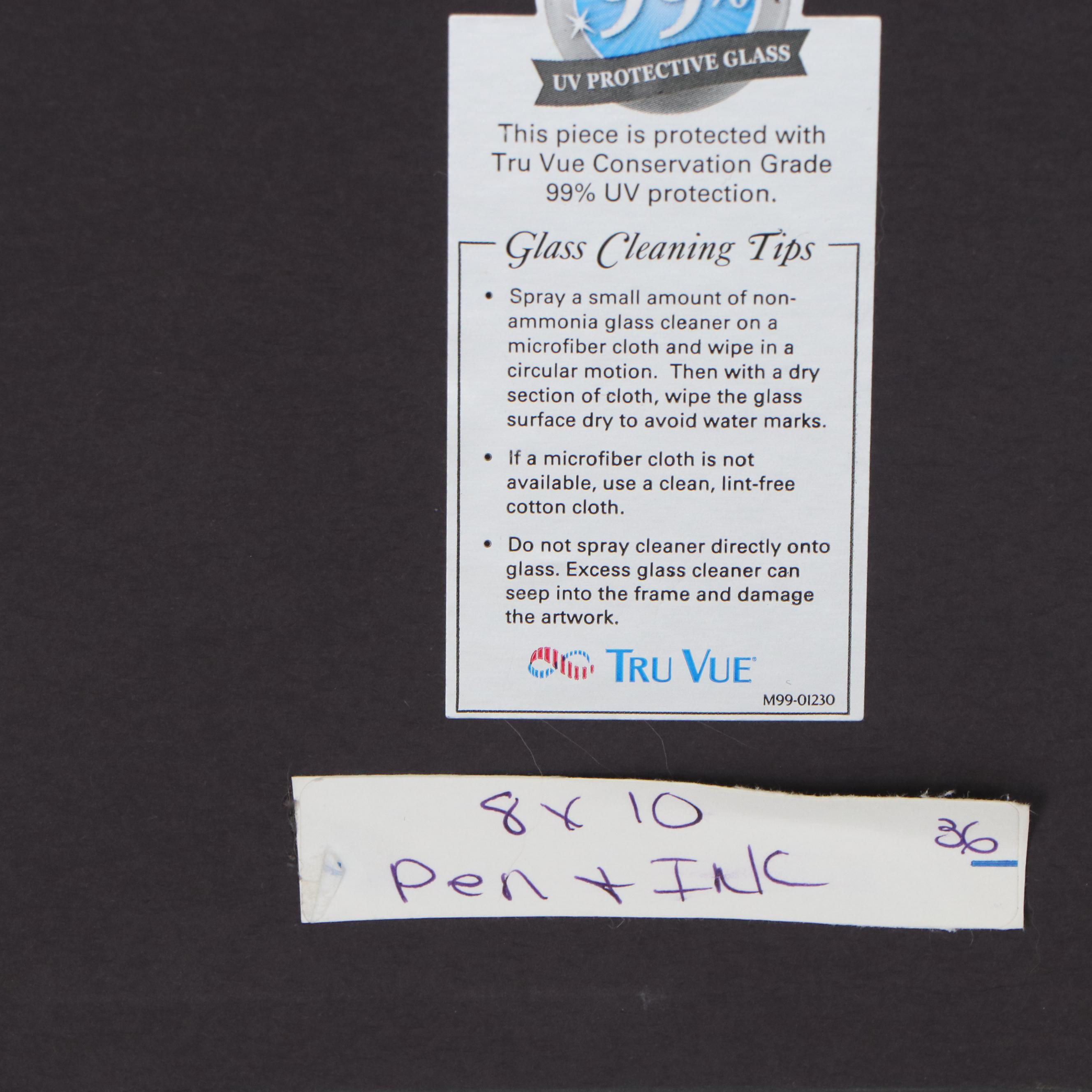 Thom Shaw Ink Drawing "Sexually Molested by Martians"