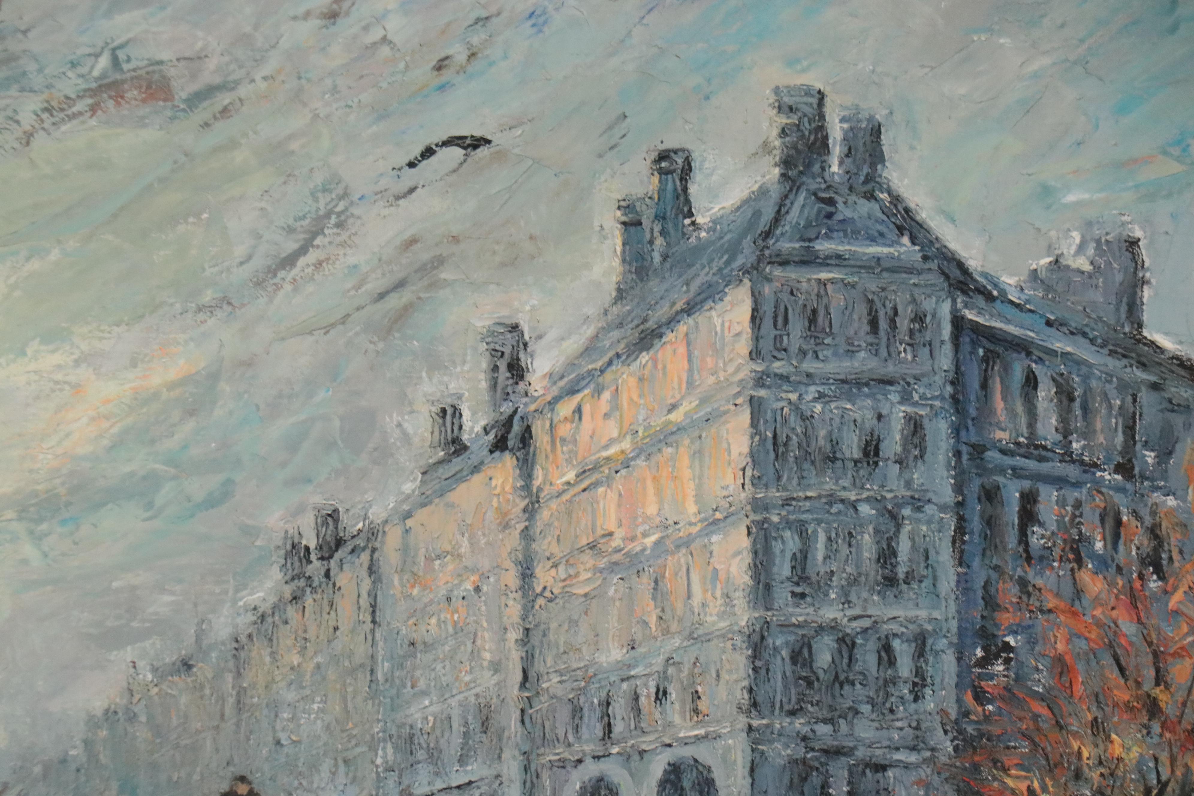 Georges Bousquet Oil Painting "Place de la Madeleine"