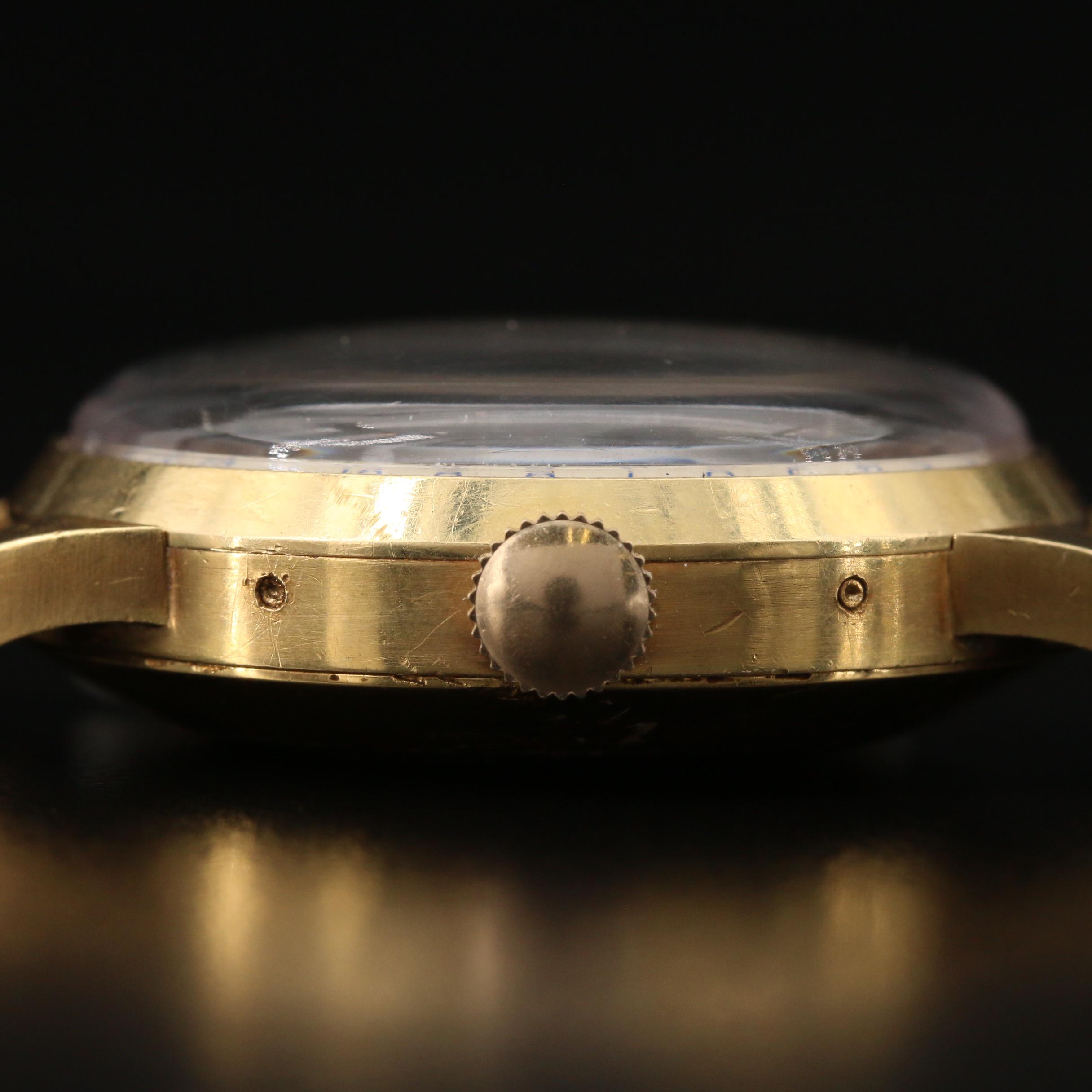 1952 Rolex "Padellone" Triple Date Moonphase 18K Gold Automatic Watch