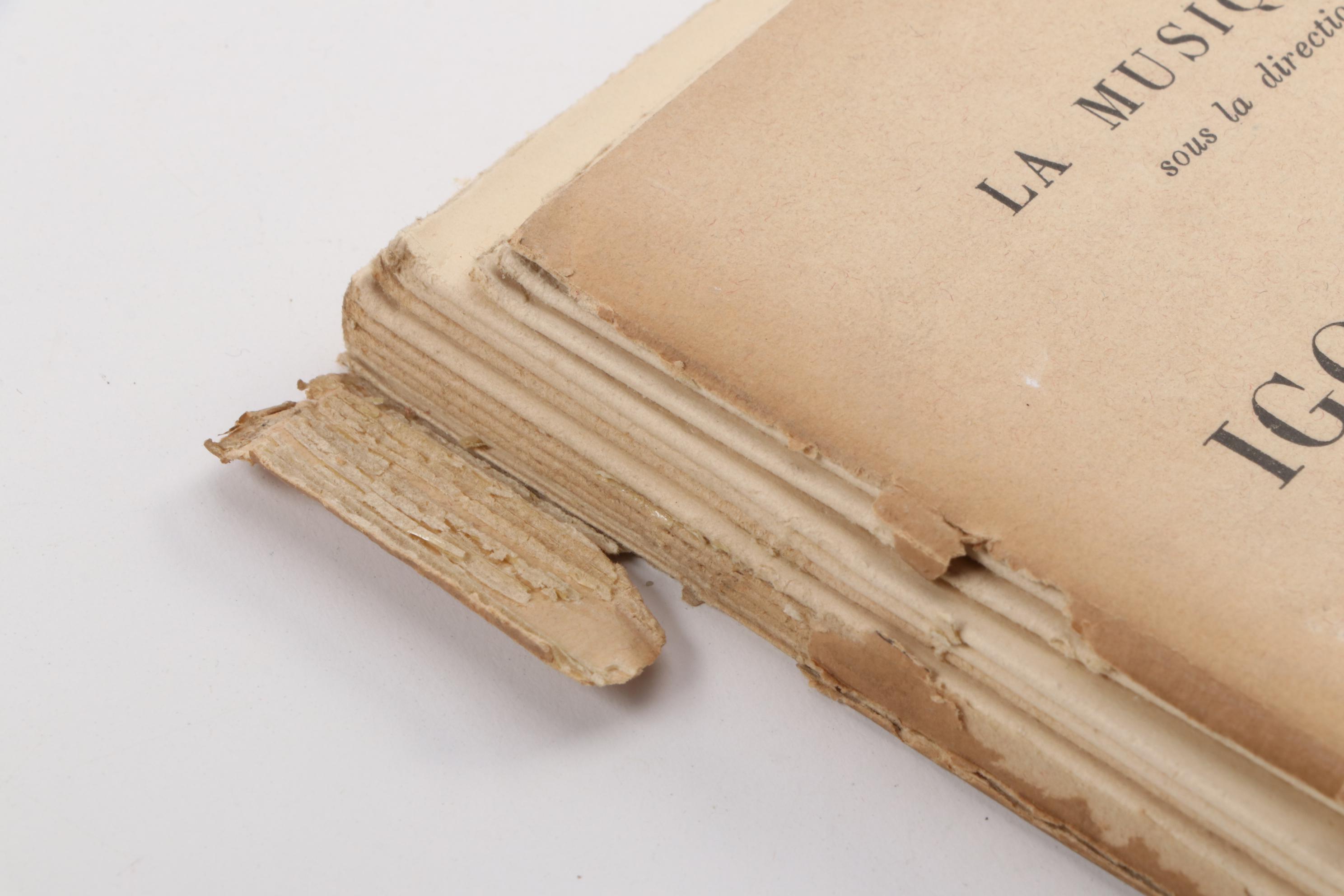 Signed "Orpheus" Ballet Score by Igor Stravinsky and More