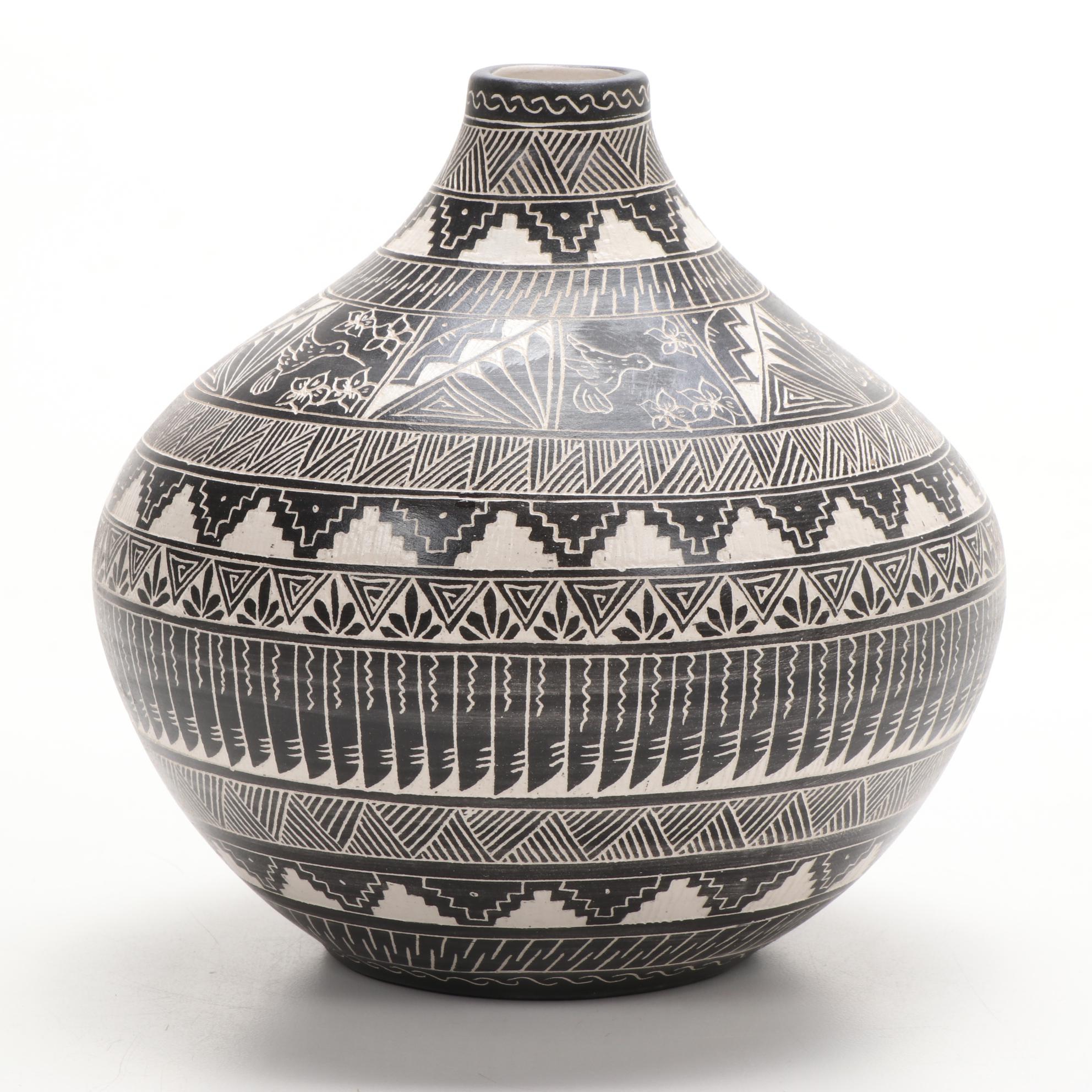 Harriet Yabeny Art Pottery Vase, 21st Century