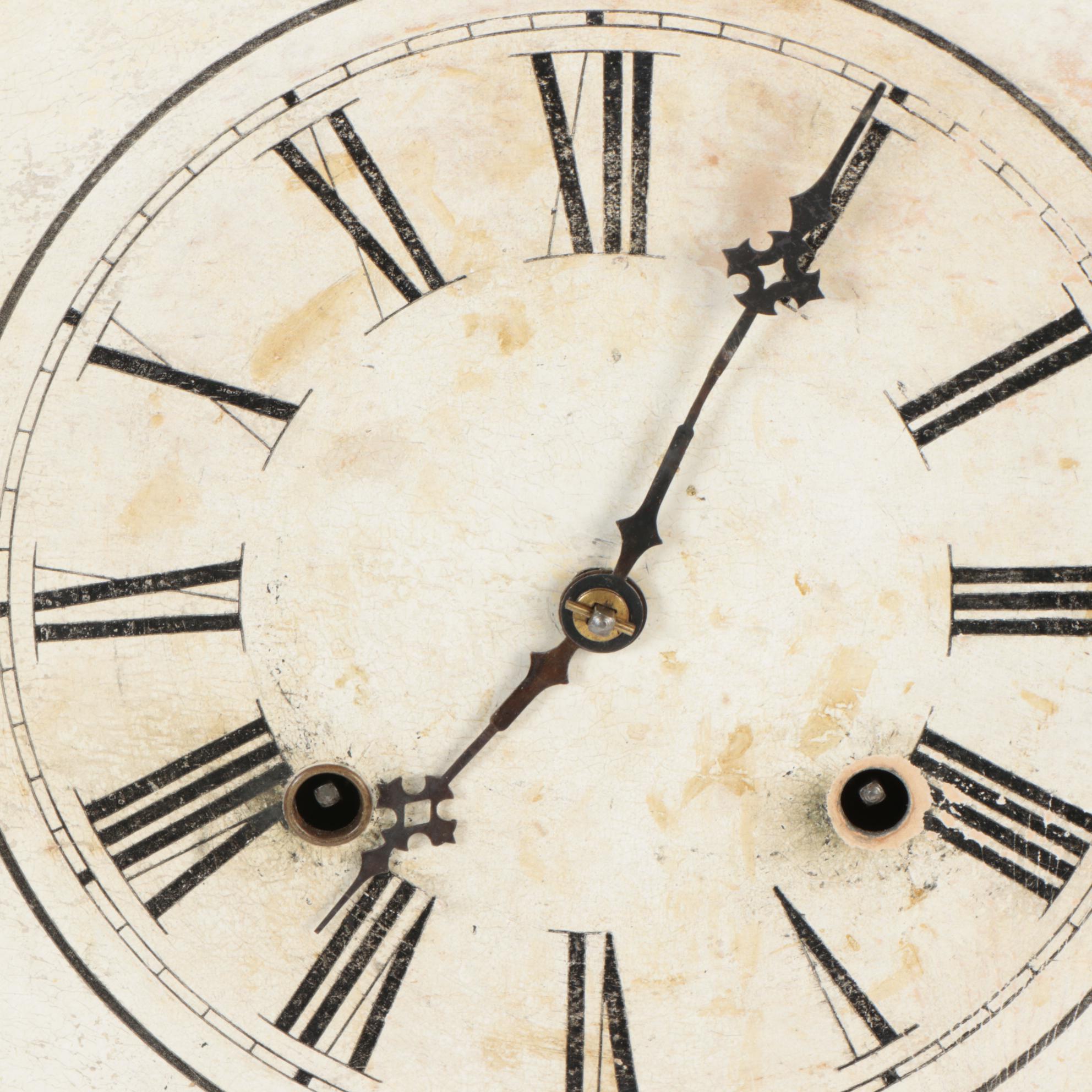 Ithaca "Farmer's Model #10" Double Dial Calendar Clock, Late 19th Century