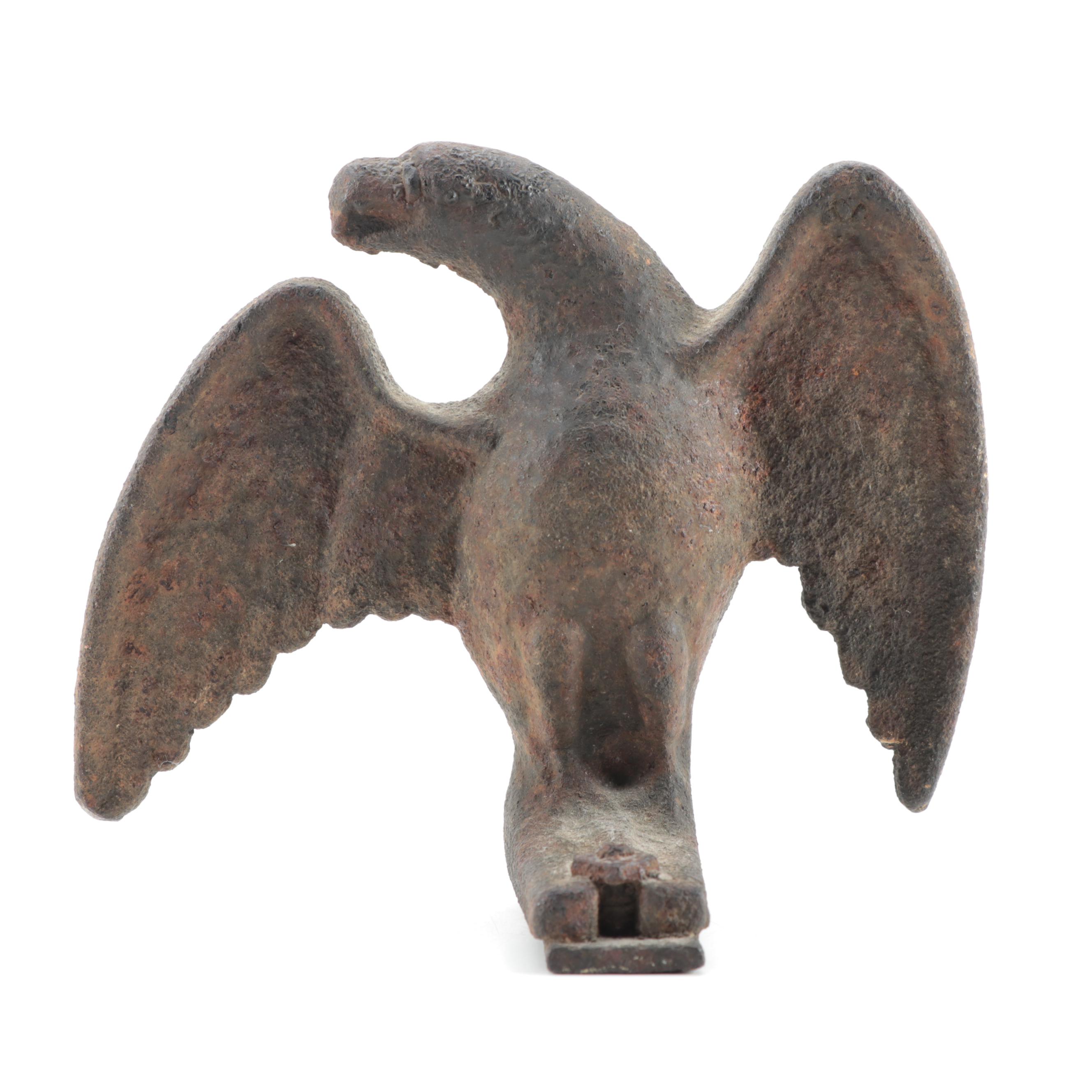 Cast Iron Eagle Motif Doorstop
