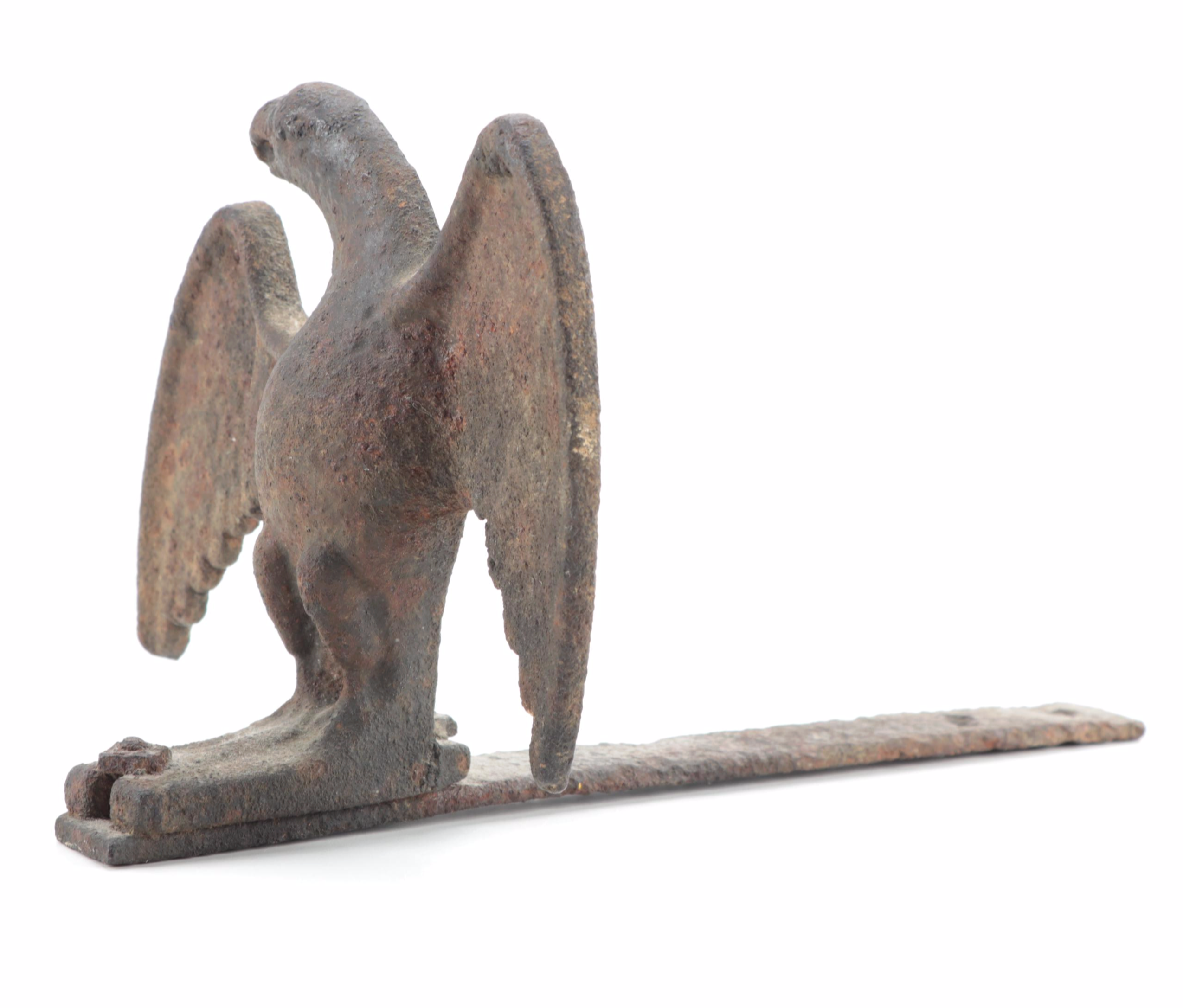Cast Iron Eagle Motif Doorstop
