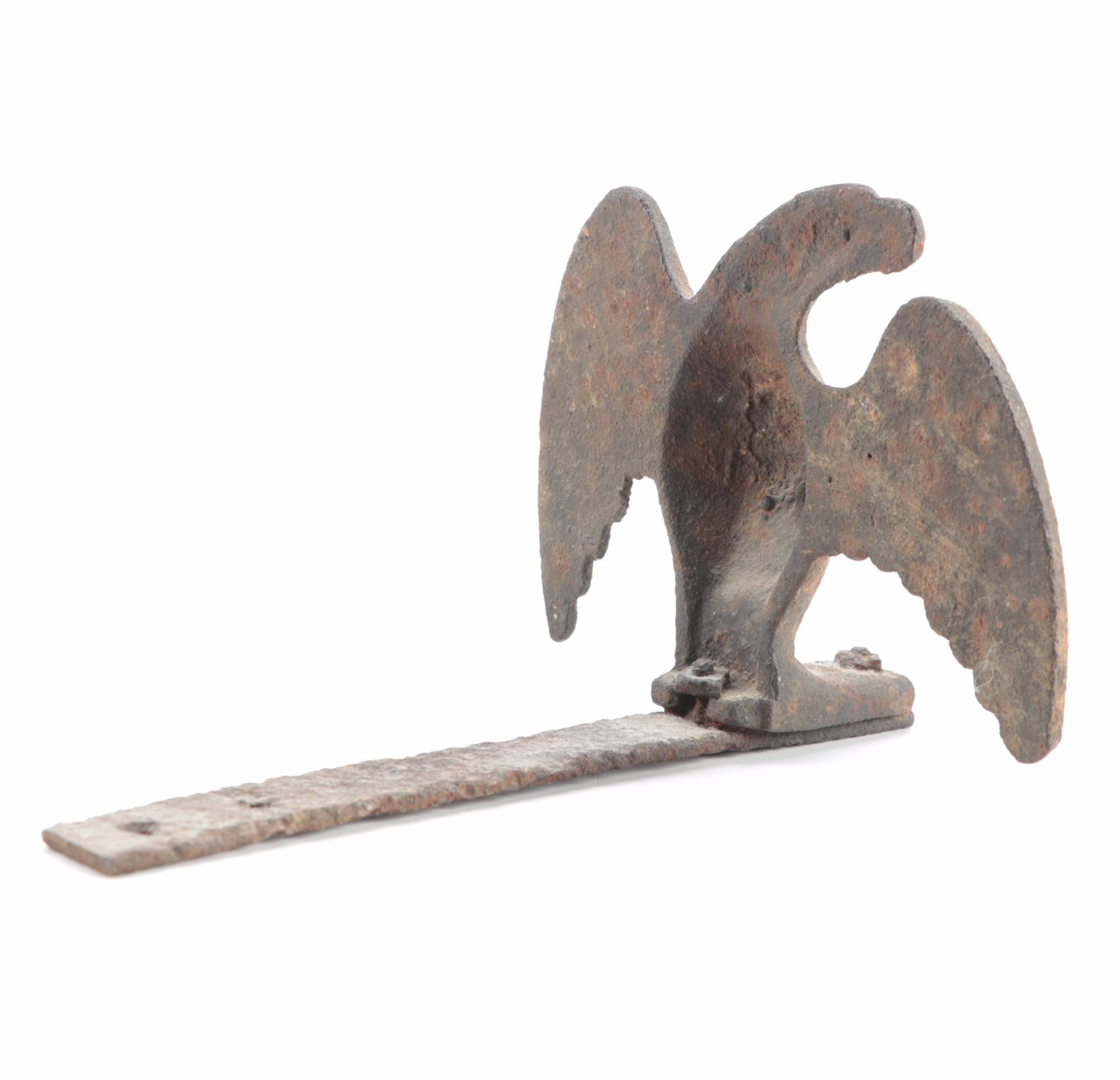 Cast Iron Eagle Motif Doorstop