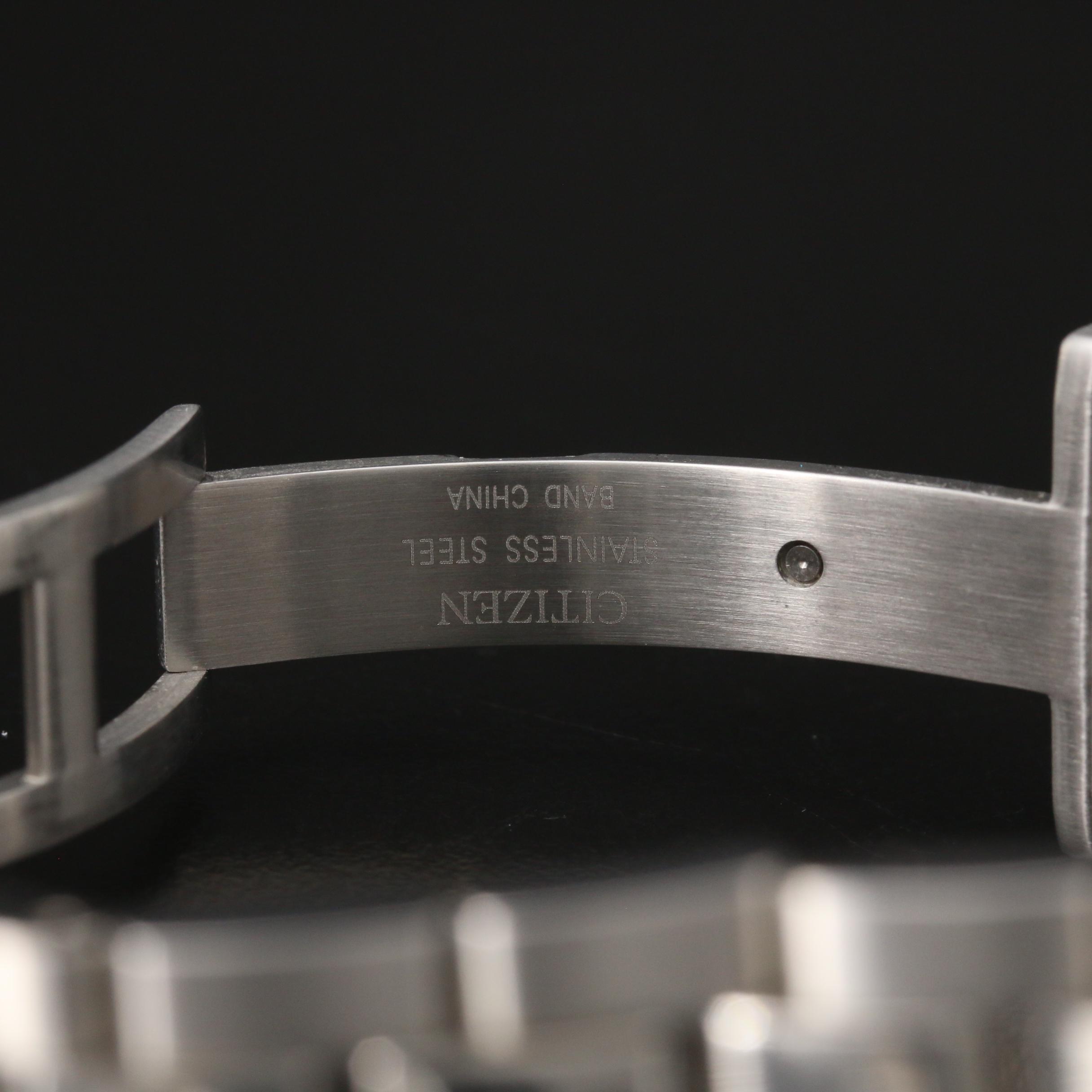 Citizen "Eco-Drive" World Time A-T Stainless Steel Quartz Watch