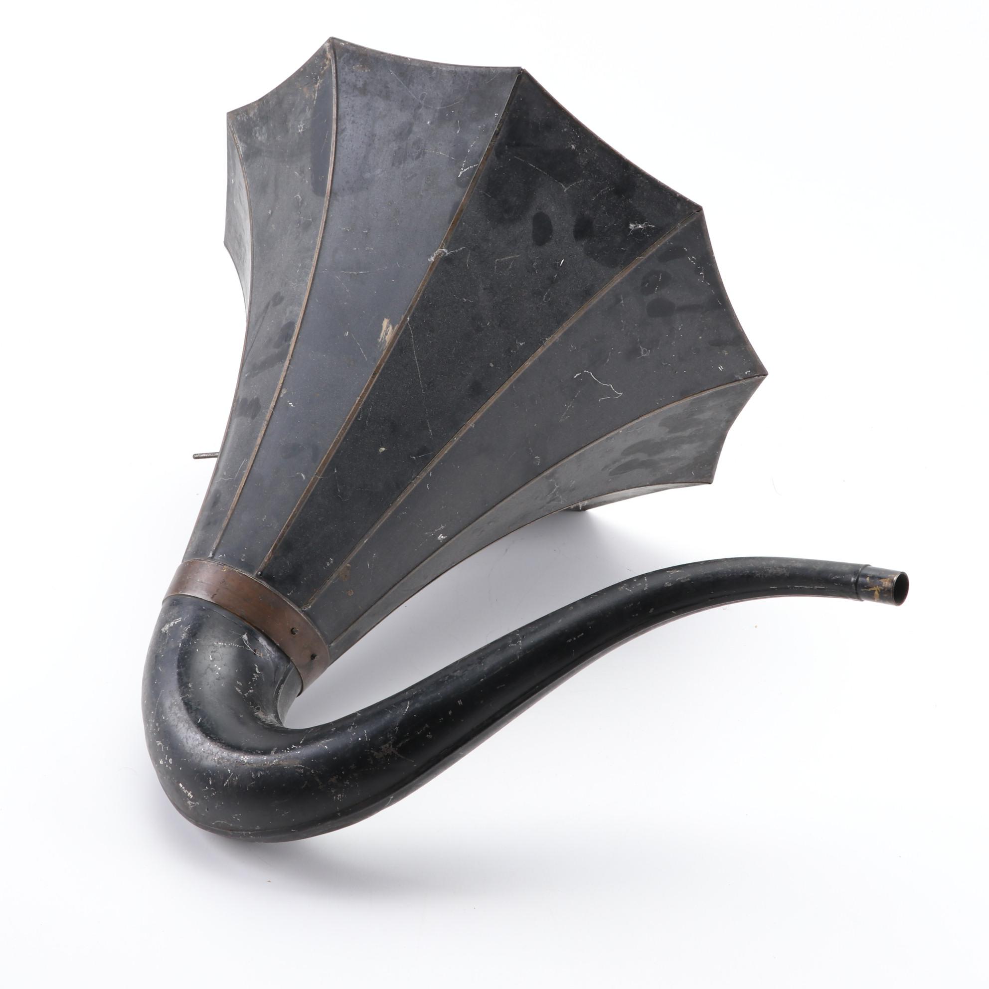 Edison Standard Phonograph with Box of Phonograph Cylinders, Early 20th Century