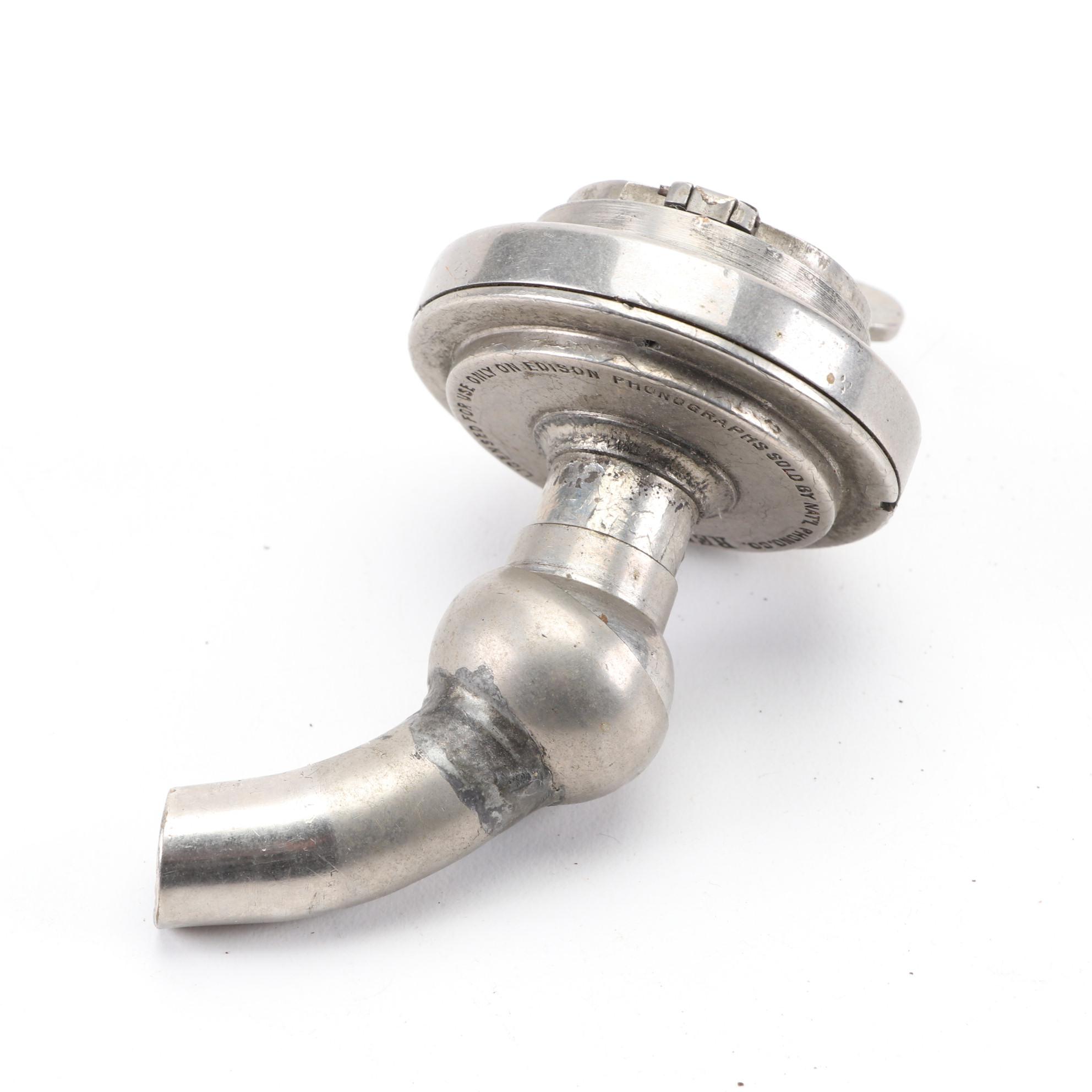 Edison Standard Phonograph with Box of Phonograph Cylinders, Early 20th Century