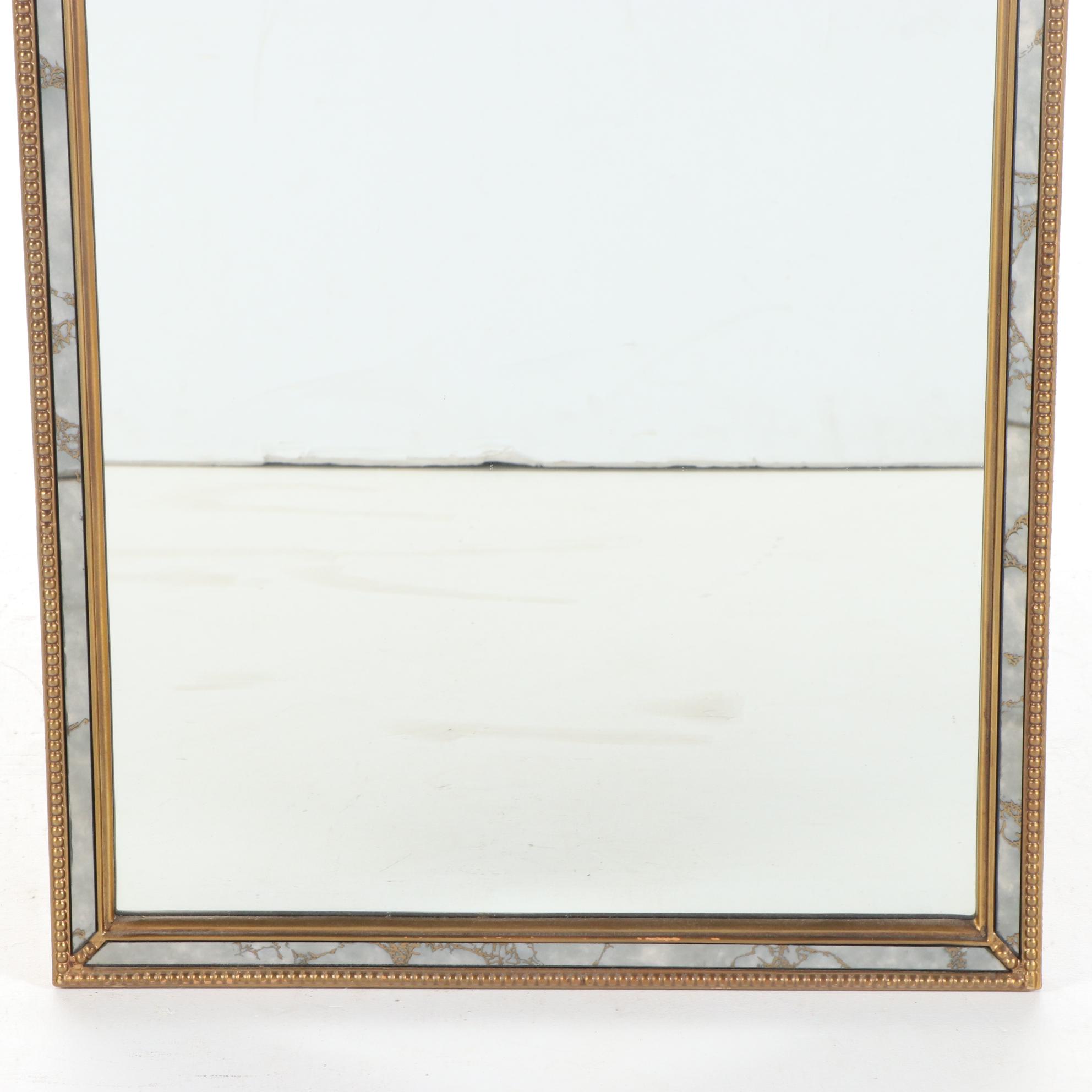 Neoclassical Style Marlock Inc. Gilt Composite Mirror, Late 20th Century